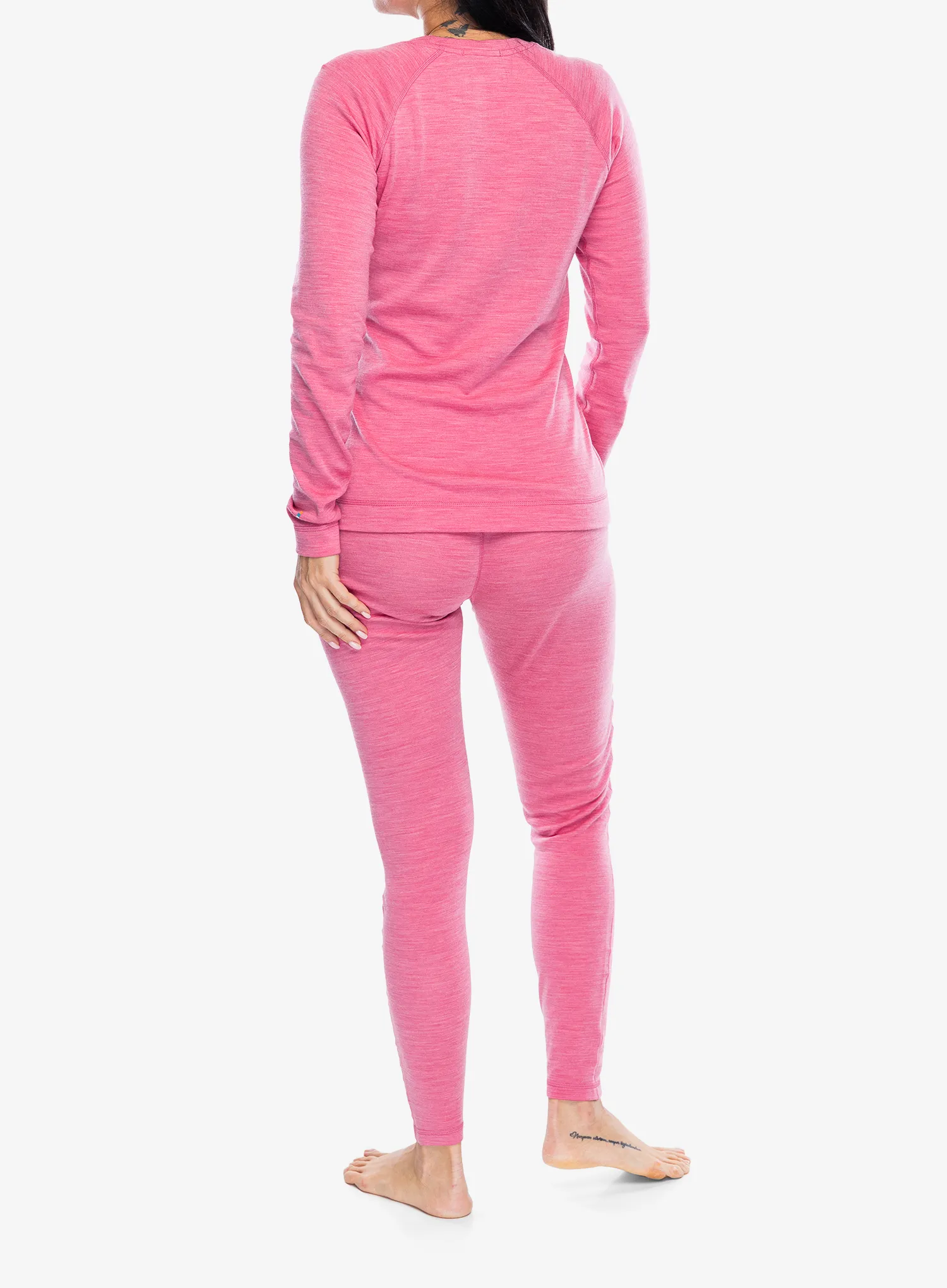 Ženske termo pajkice Smartwool Merino 250 Baselayer Bottom - garden pink heather