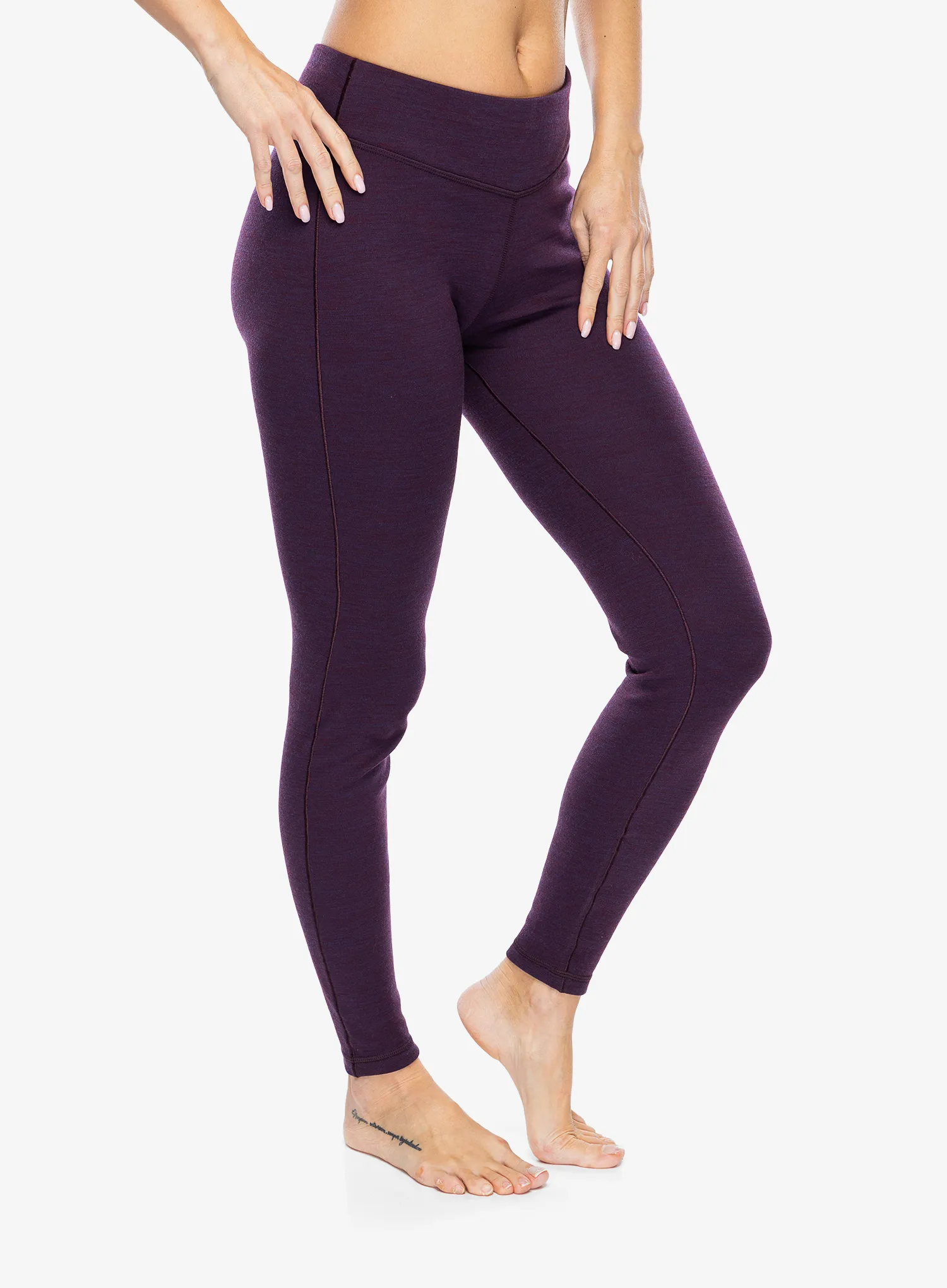 Ženske termo pajkice Smartwool Merino 250 Baselayer Bottom - purple iris h