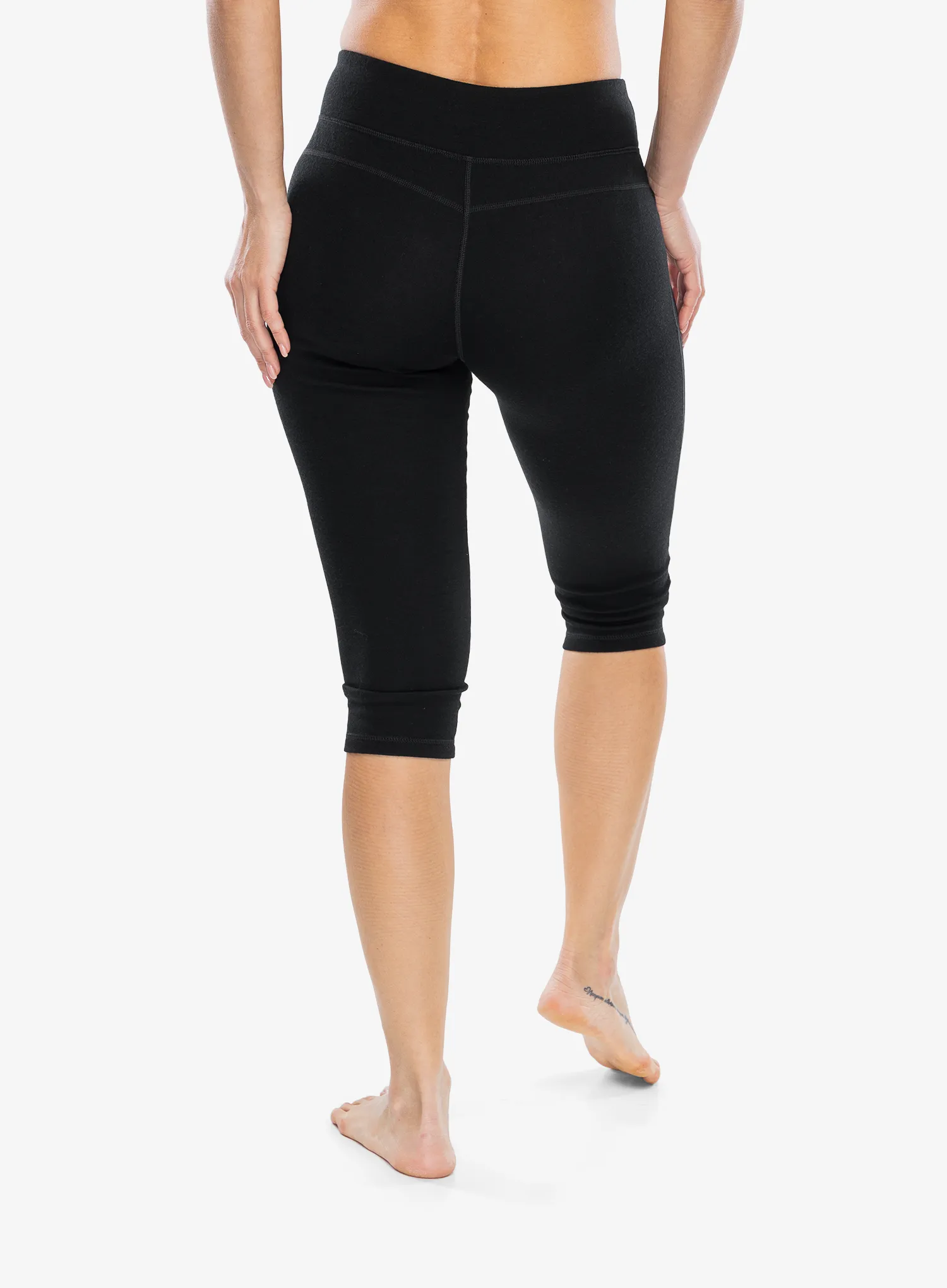Ženske termo pajkice Smartwool Merino 250 Baselayer 3/4 Bottom - black