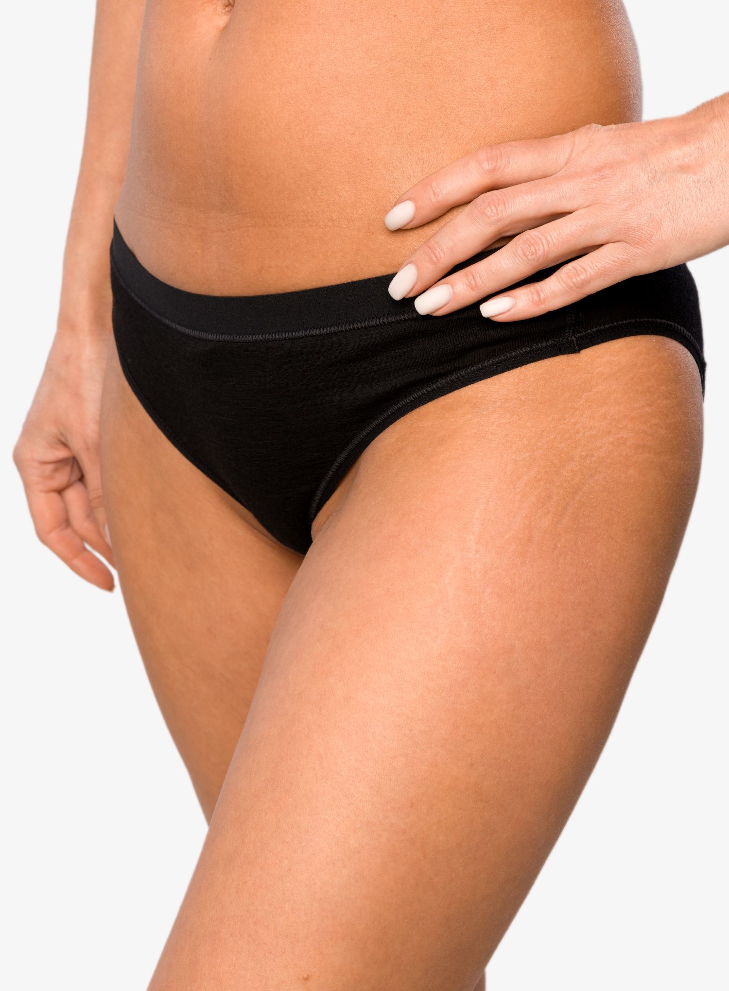 Ženske spodnjice Smartwool Merino Bikini Boxed - black