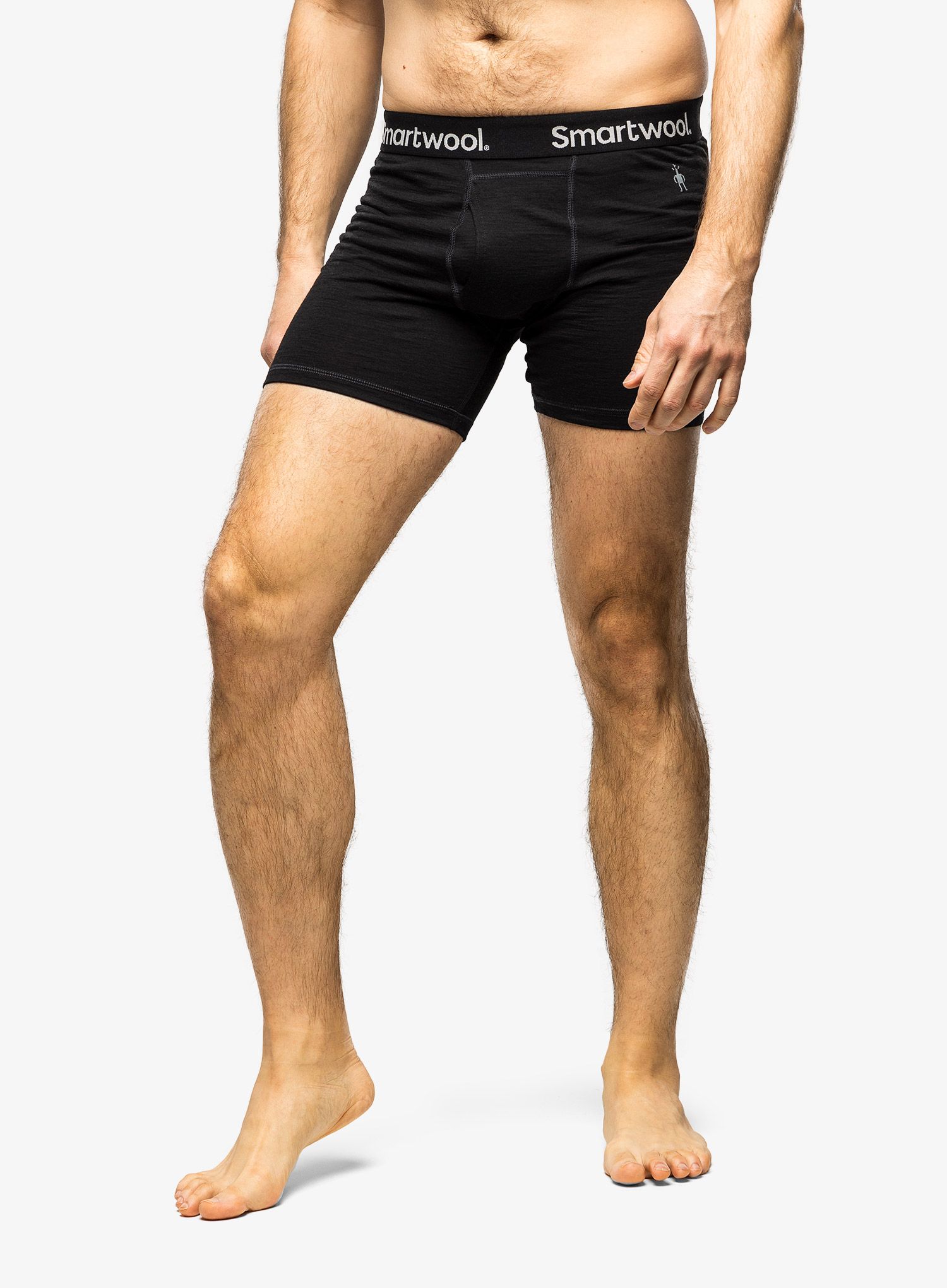 Boksarice Smartwool Merino Boxer Brief Boxed - black