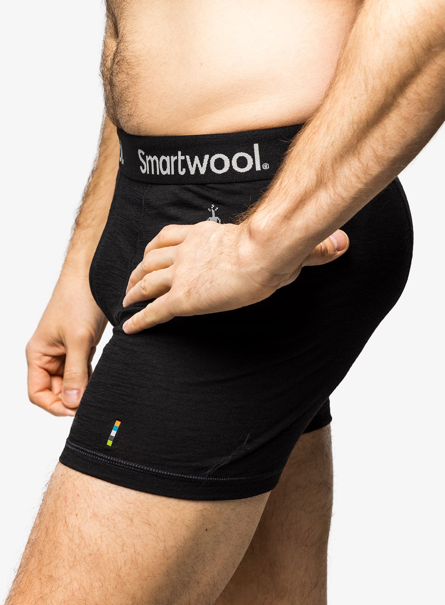Boksarice Smartwool Merino Boxer Brief Boxed - black