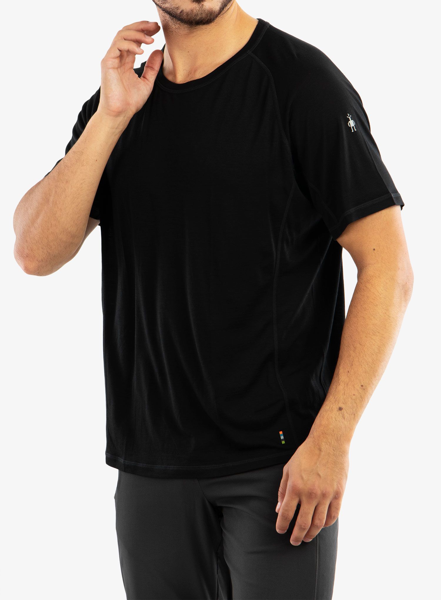Merino majica Smartwool Merino Sport Ultralite S/S - black