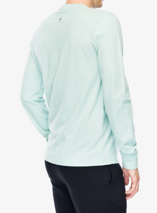 Puloverji brez kapuce Smartwool Original Shred Graphic Long Sleeve Tee - arctic green