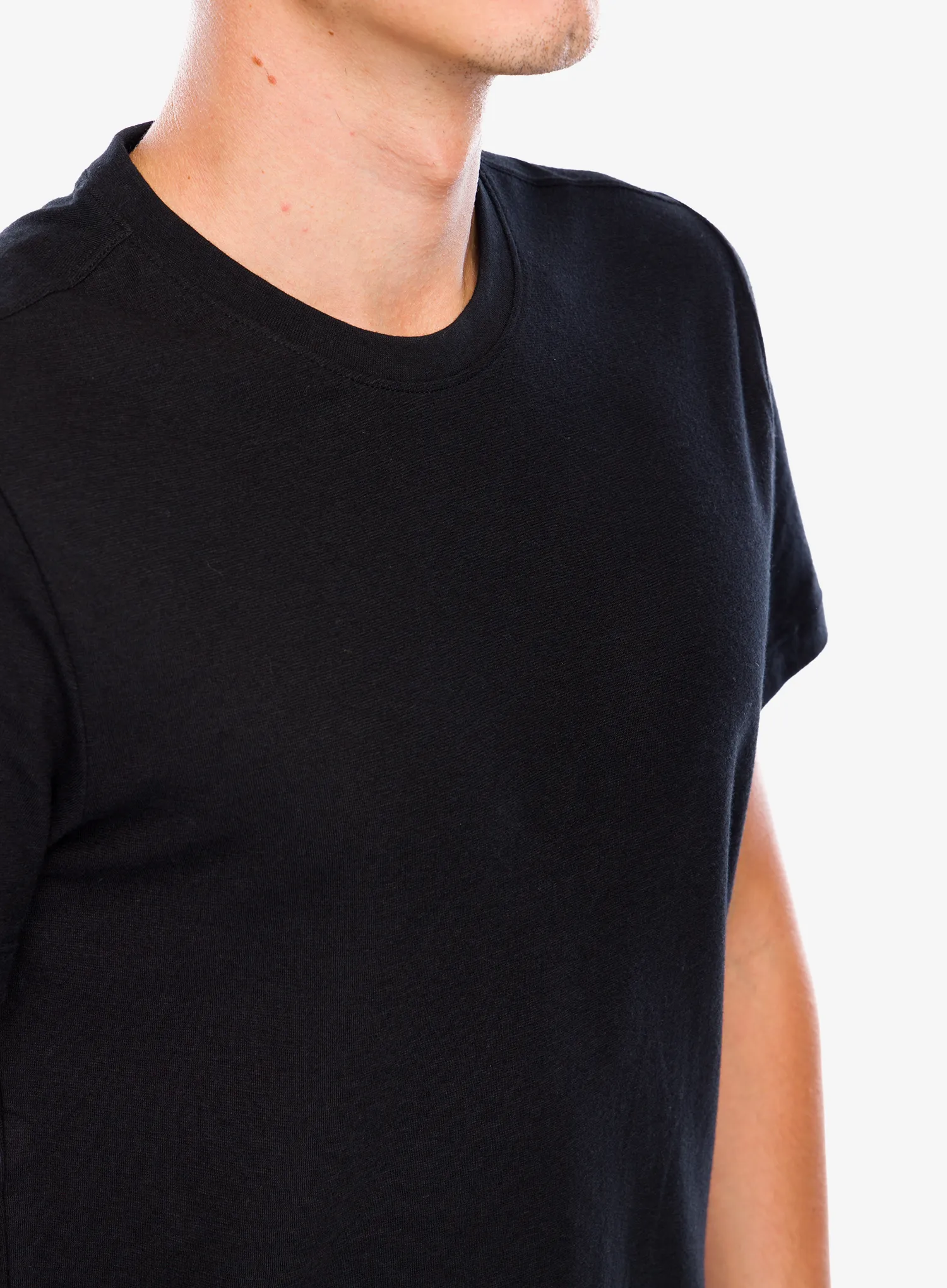 Merino majica Smartwool  Perfect Crew Tee - black