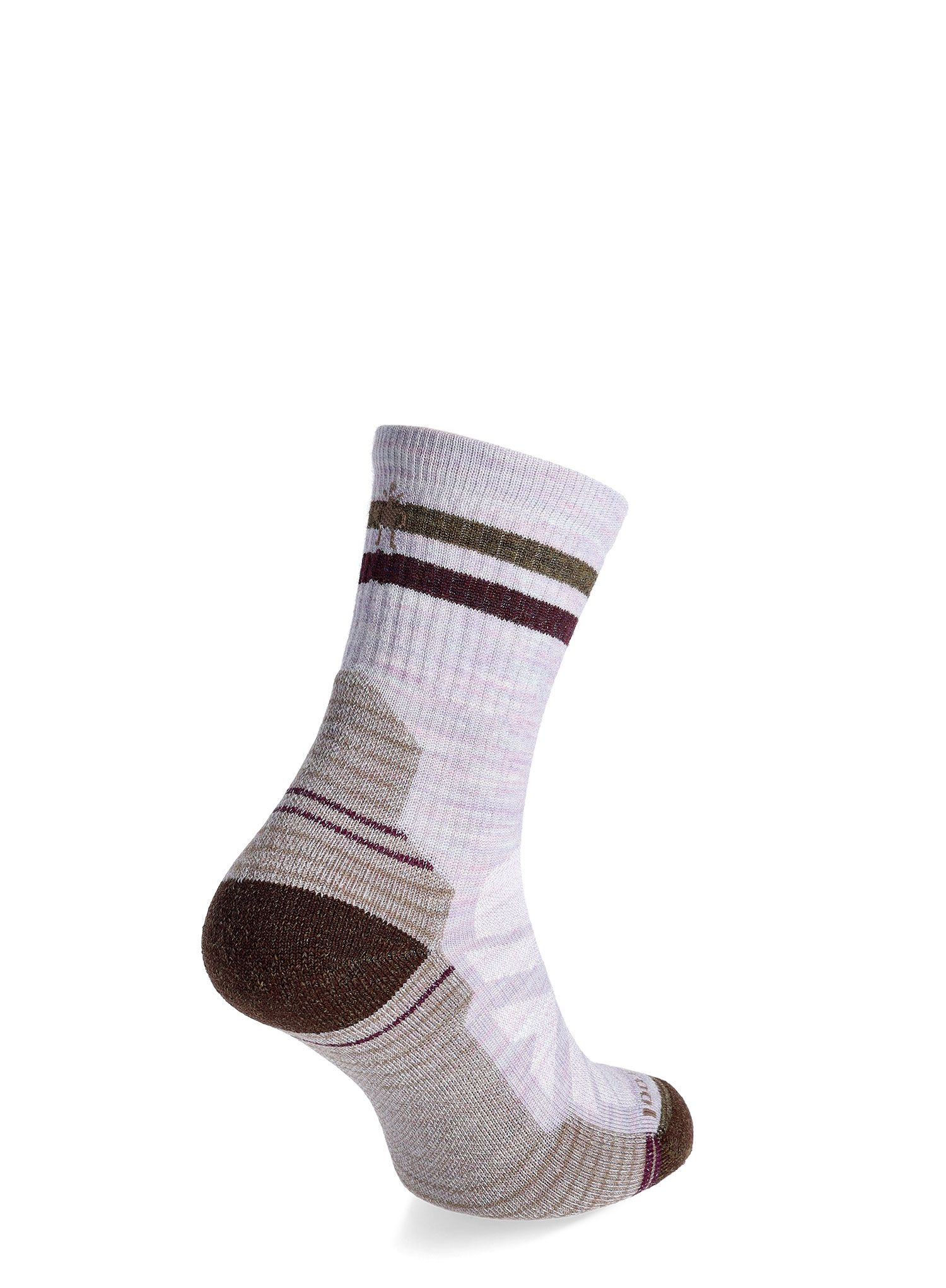 Ženske pohodniške nogavice Smartwool Performance Hike Light Cushion Tube Stripe Crew - purple eclipse