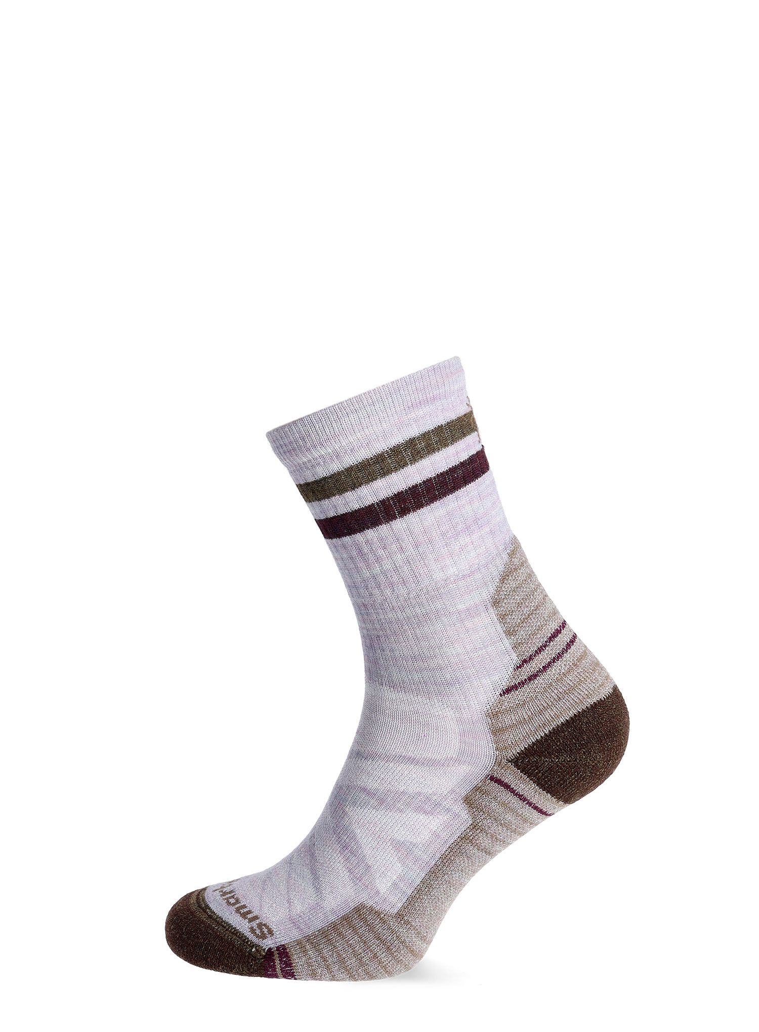 Ženske pohodniške nogavice Smartwool Performance Hike Light Cushion Tube Stripe Crew - purple eclipse