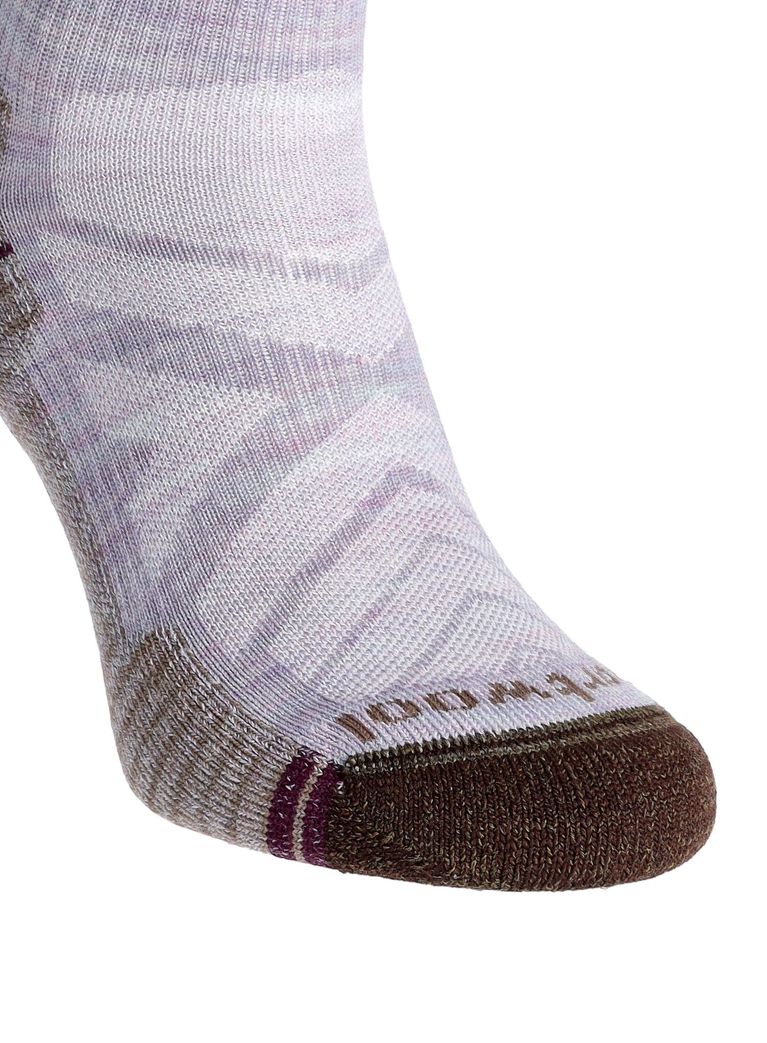 Ženske pohodniške nogavice Smartwool Performance Hike Light Cushion Tube Stripe Crew - purple eclipse