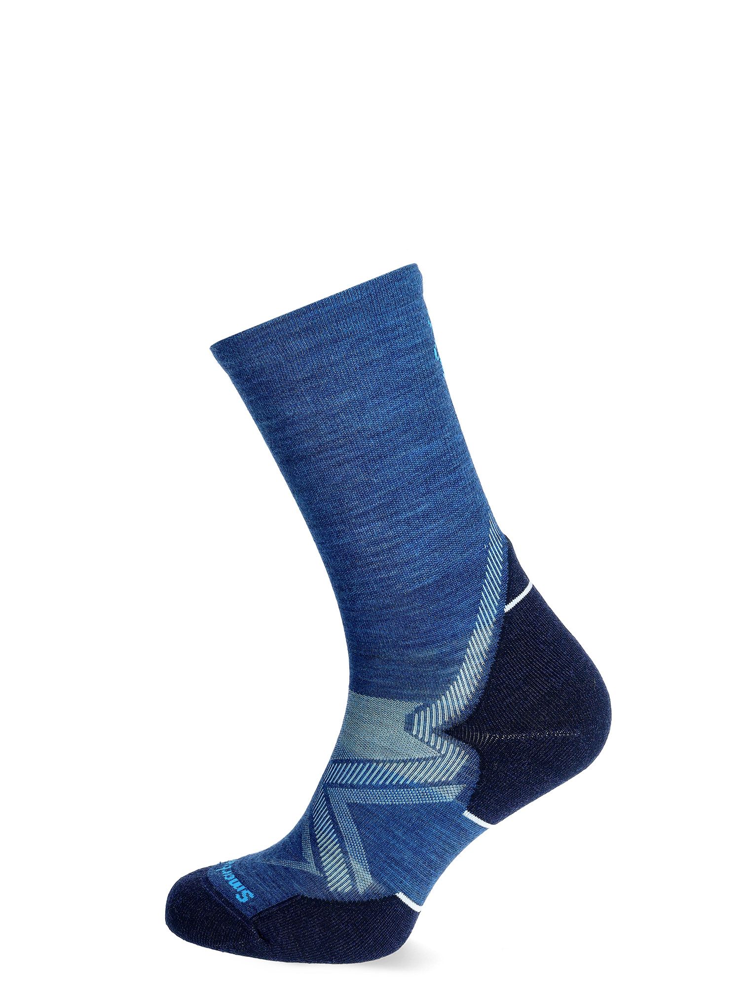 Merino nogavice Smartwool Run TC Cold Crw - alpine blue