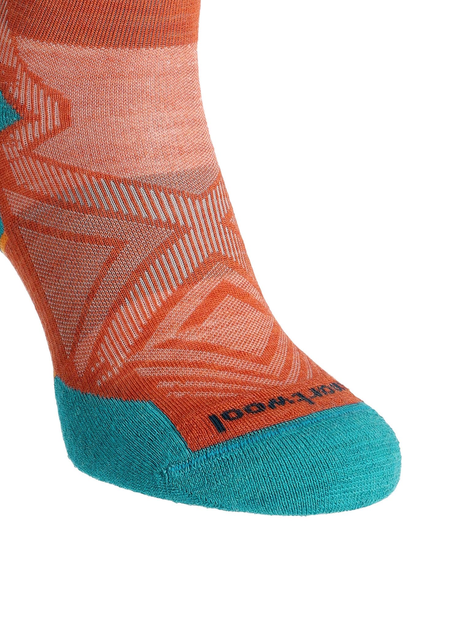 Tekaške nogavice Smartwool Run Targeted Cushion Ankle Socks - orange rust