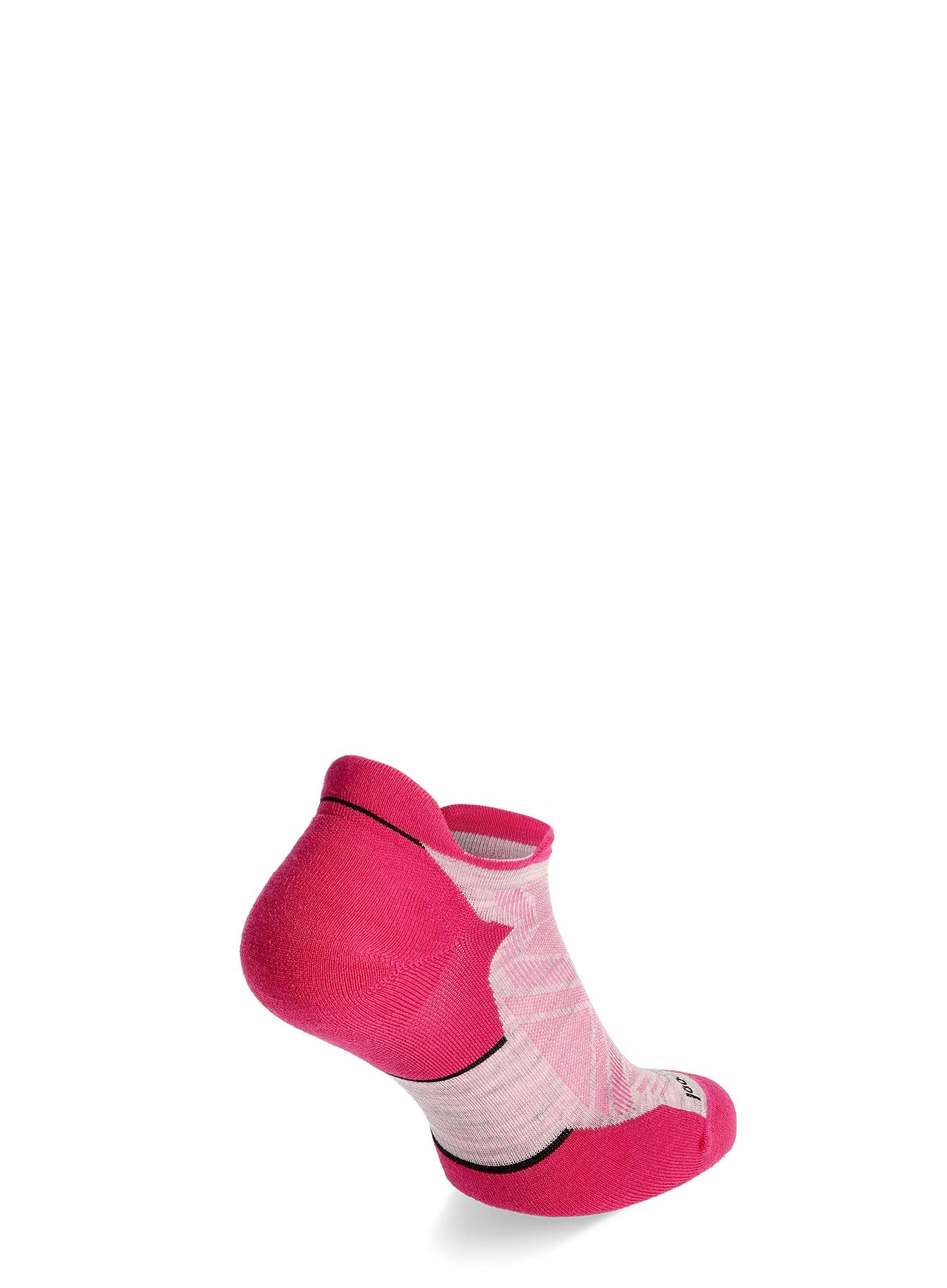 Ženske tekaške nogavice Smartwool Run Targeted Cushion Low Socks - ash/power pink