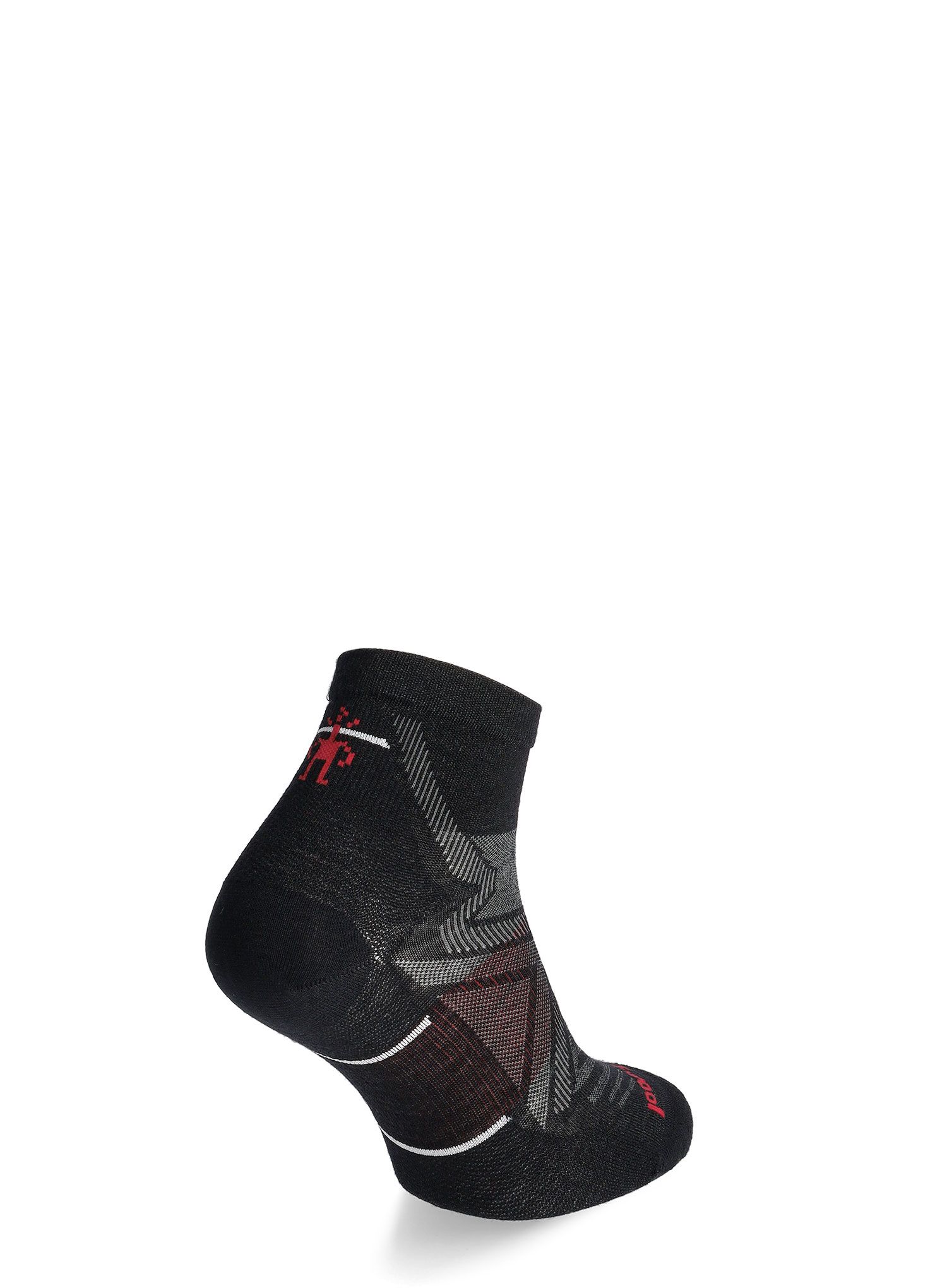 Tekaške nogavice Smartwool Run Zero Cushion Ankle  - black