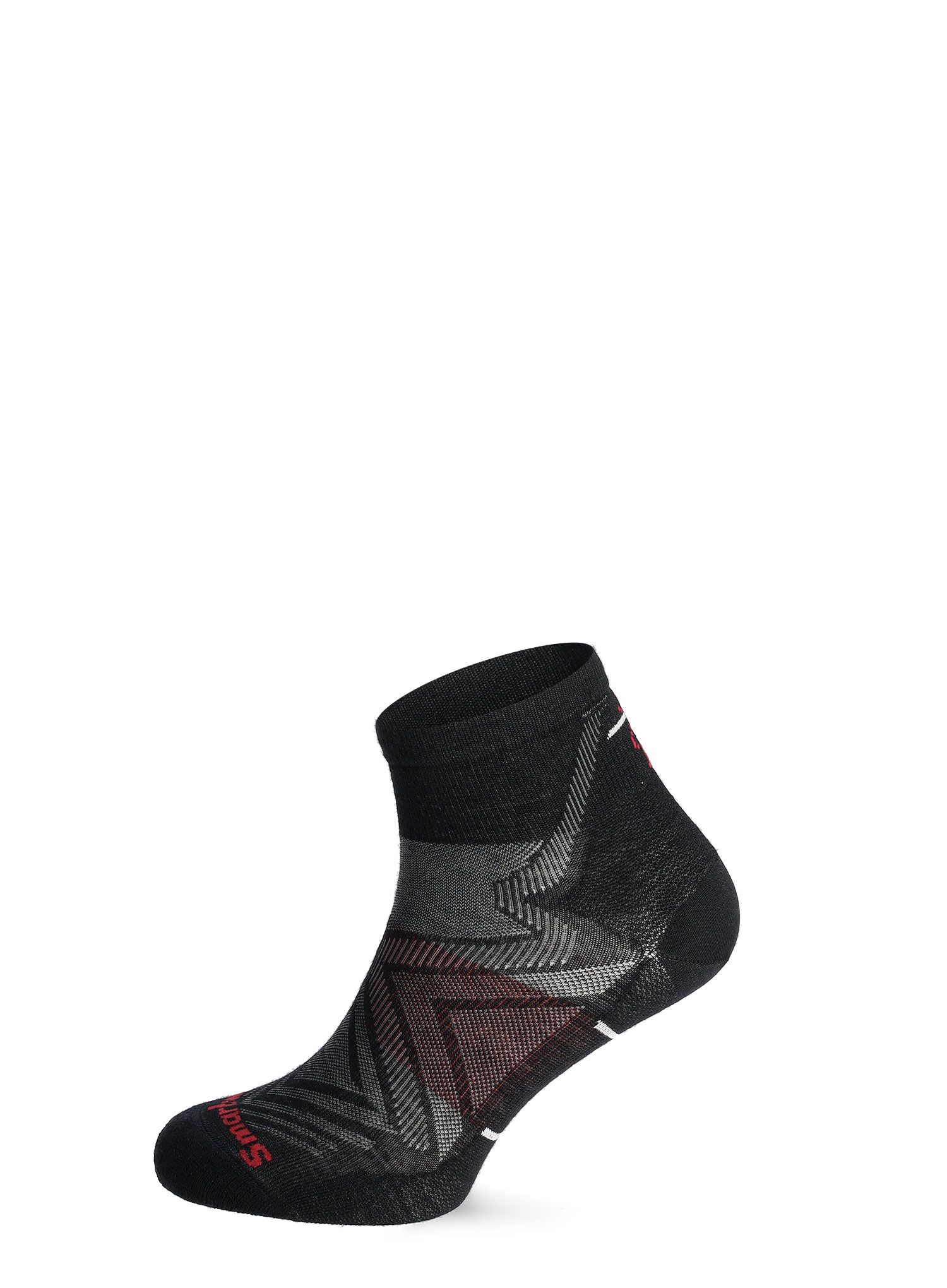 Tekaške nogavice Smartwool Run Zero Cushion Ankle  - black
