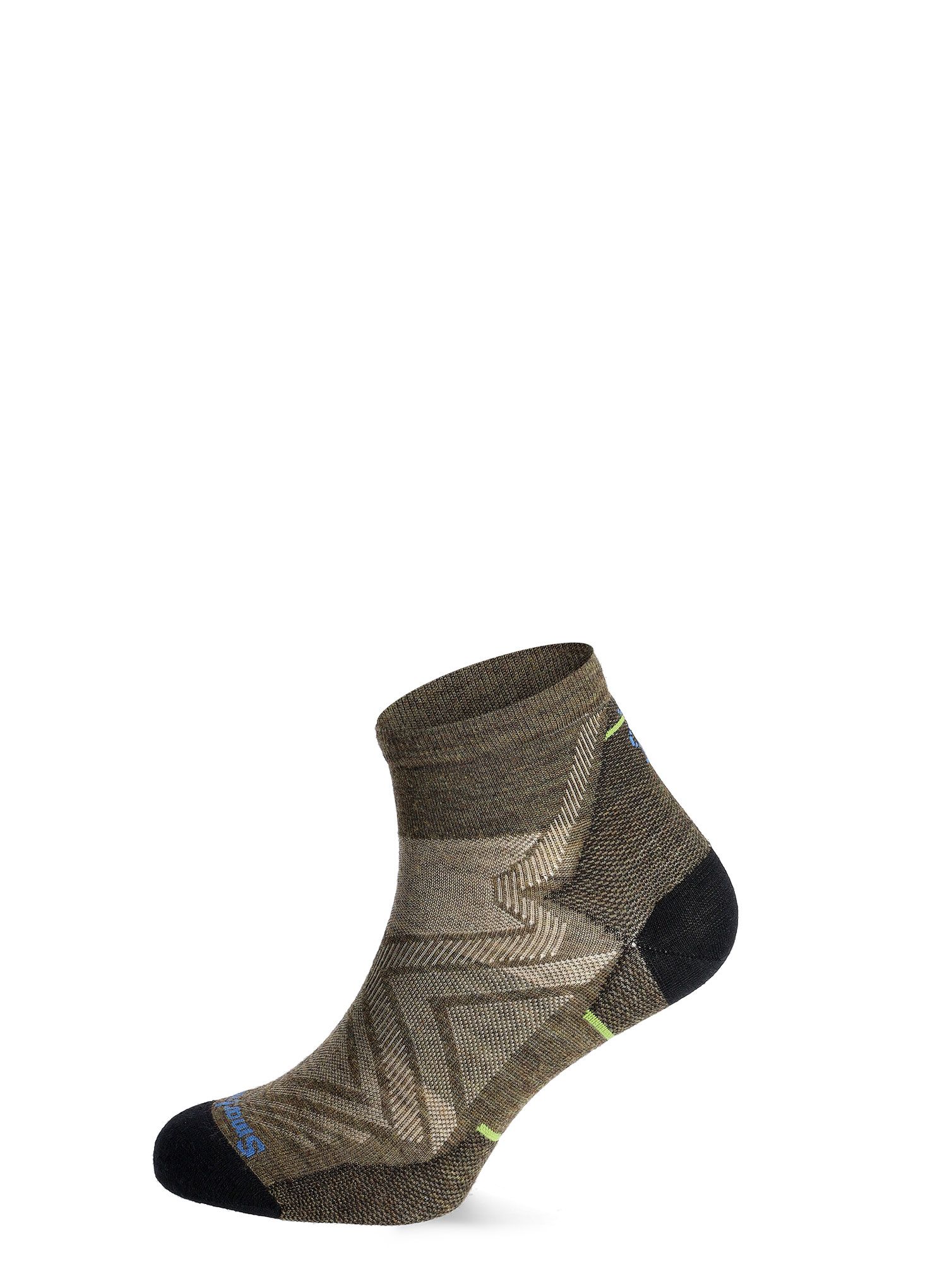 Tekaške nogavice Smartwool Run Zero Cushion Ankle  - military olive