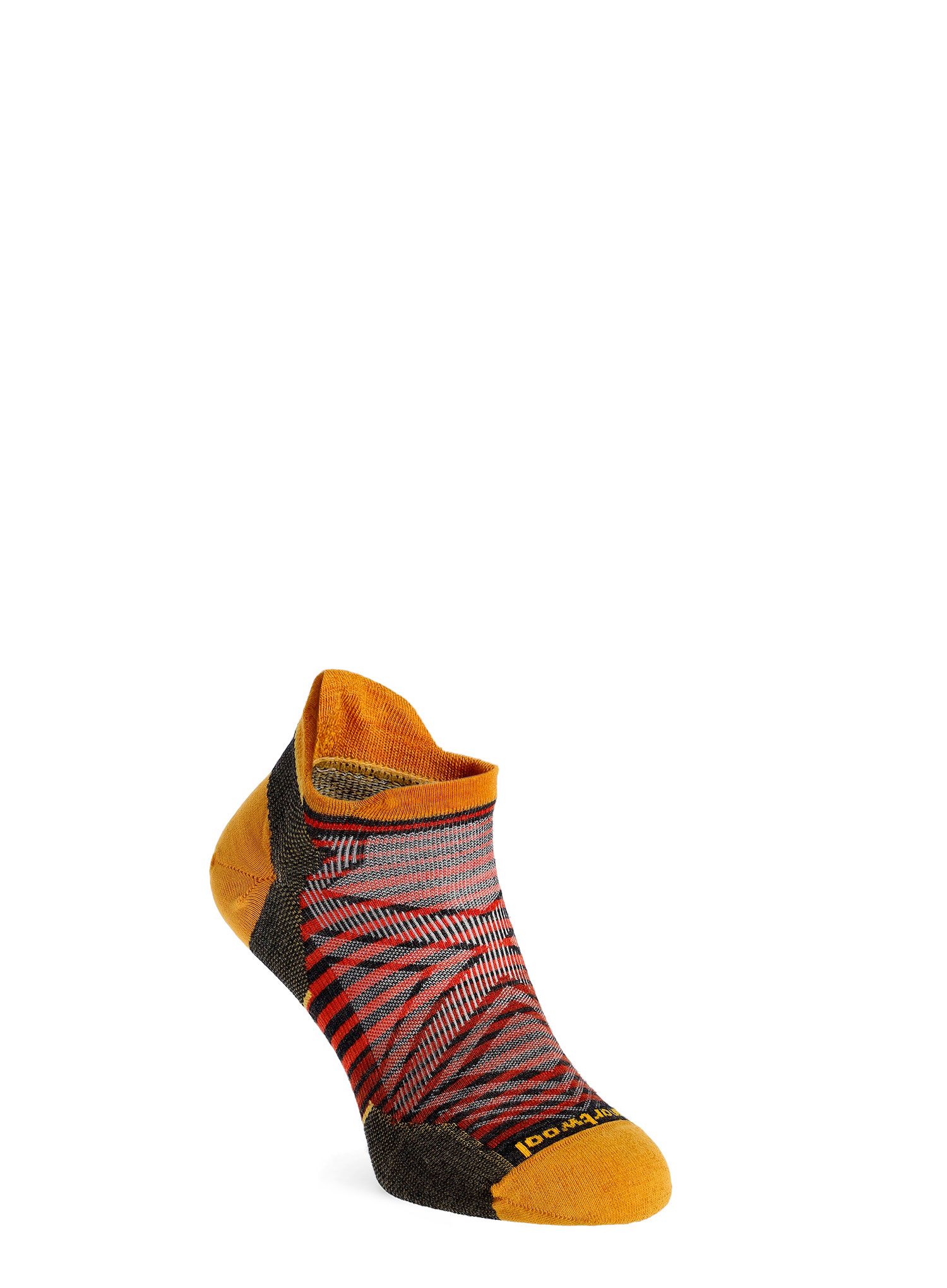 Nogavice Smartwool Run Zero Cushion Low Ankle Pattern Socks - charcoal