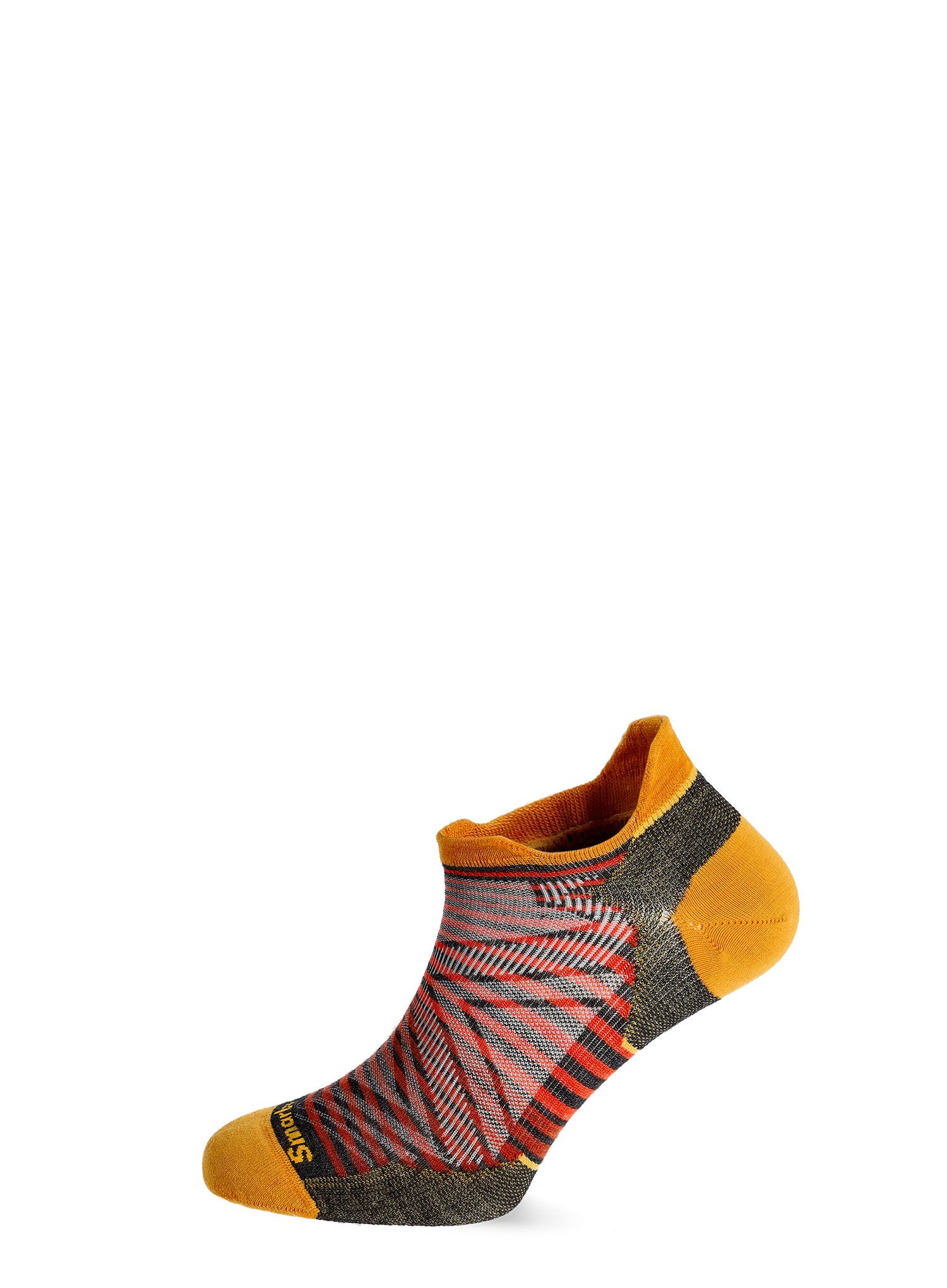 Nogavice Smartwool Run Zero Cushion Low Ankle Pattern Socks - charcoal