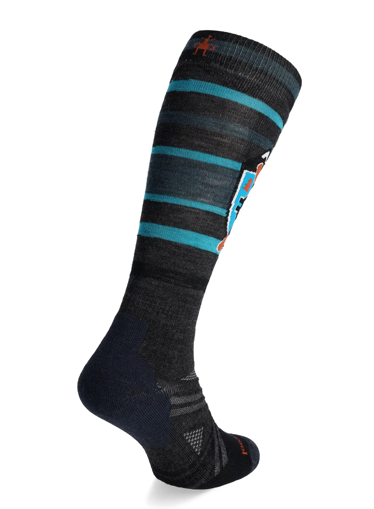 Smučarske nogavice Smartwool Ski FC Alpine Edge Socks - charcoal