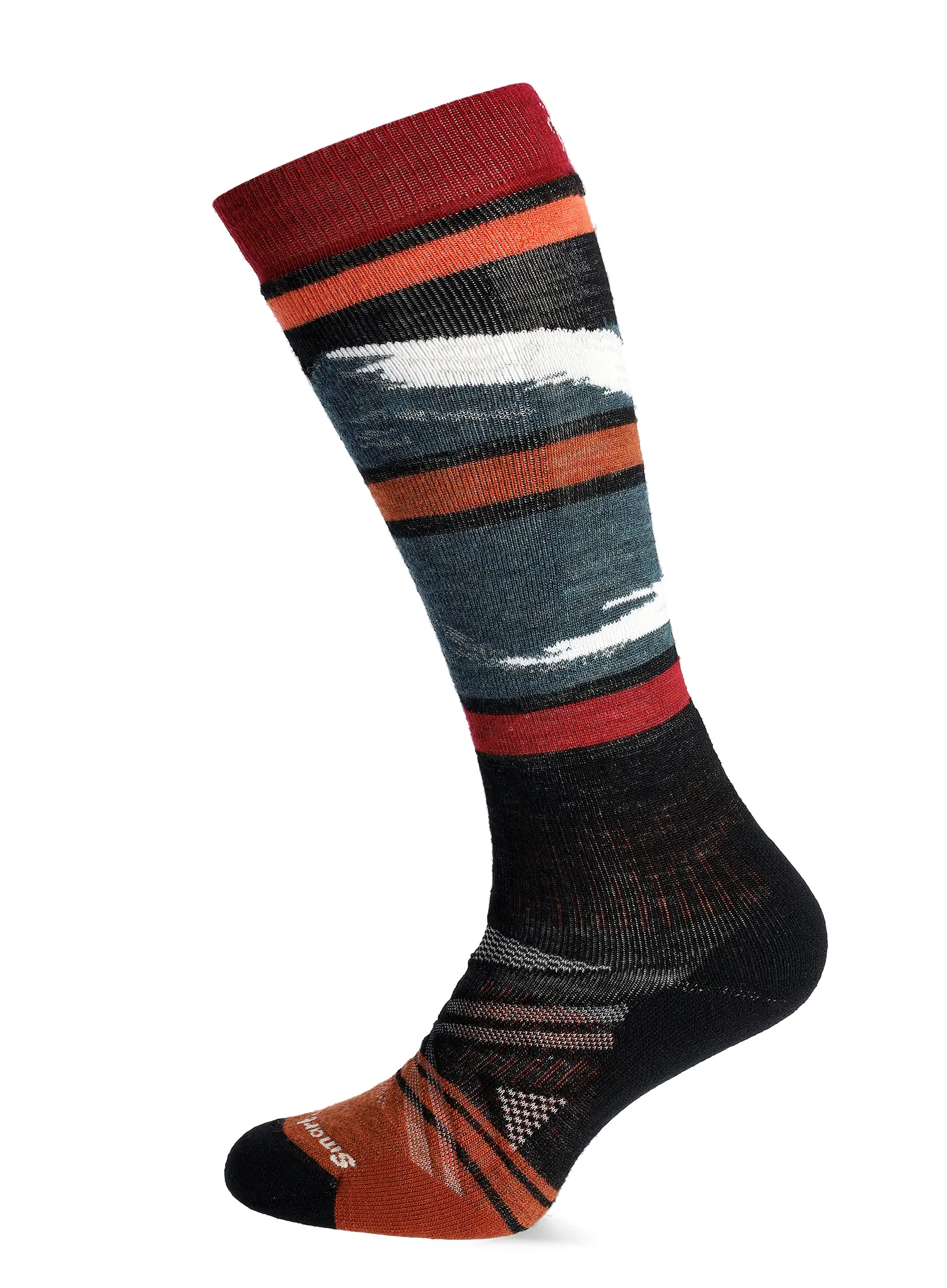 Smučarske nogavice Smartwool Ski Full Cushion Midnight Ski Pattern OTC Socks - black