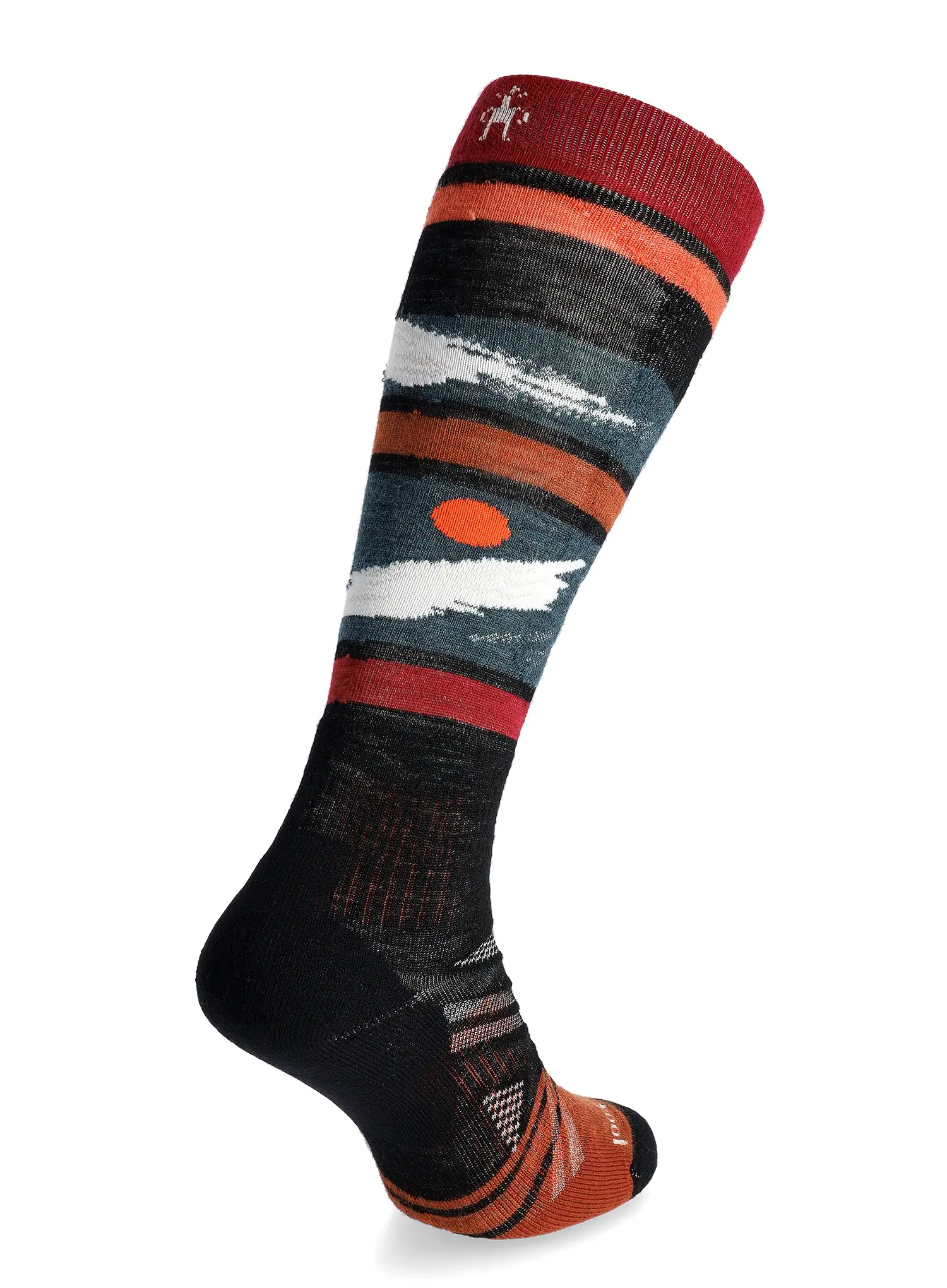 Smučarske nogavice Smartwool Ski Full Cushion Midnight Ski Pattern OTC Socks - black