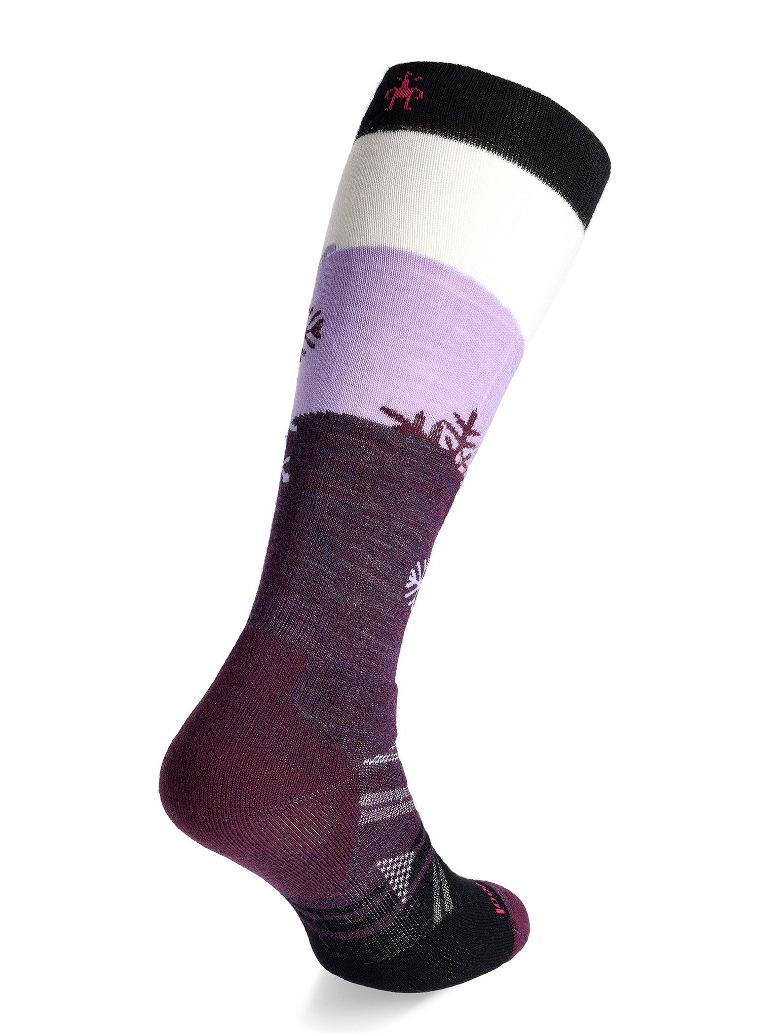 Ženske nogavice Smartwool Ski Full Cushion Snowpocalypse Pattern OTC  - purple iris
