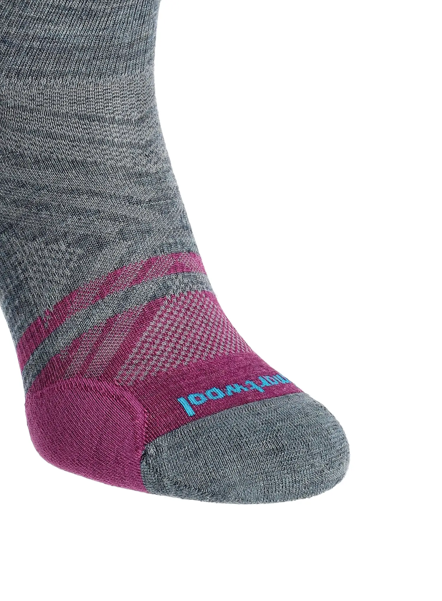 Ženske nogavice Smartwool Ski TC Pattern OTC Socks - pewter blue