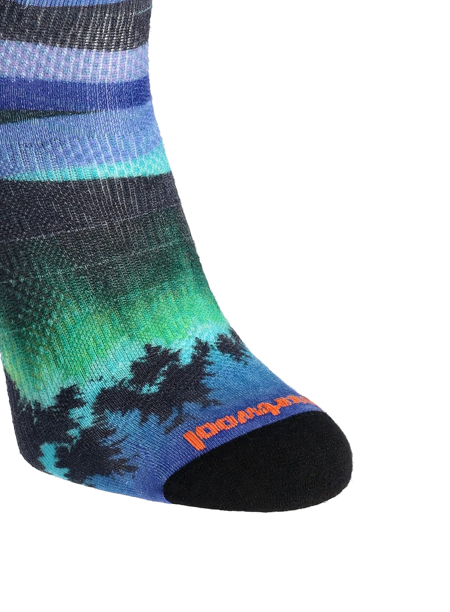 Ženske nogavice Smartwool Ski Targeted Cushion Compression Print OTC Socks - black