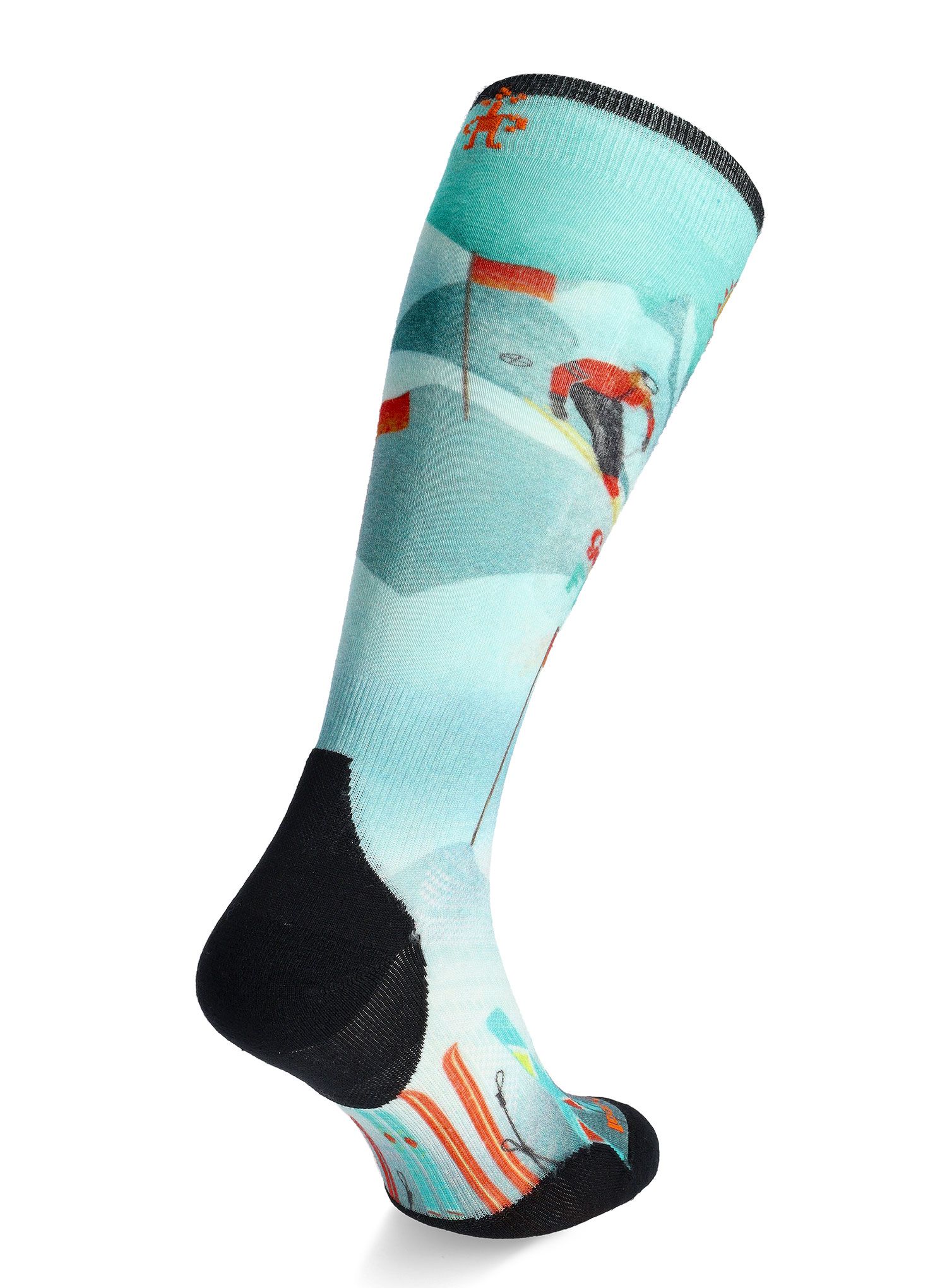 Ženske nogavice Smartwool Ski Targeted Cushion Snow Bunny Print OTC - capri
