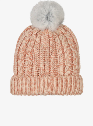 Ženska zimska kapa Smartwool Ski Town Hat - almond