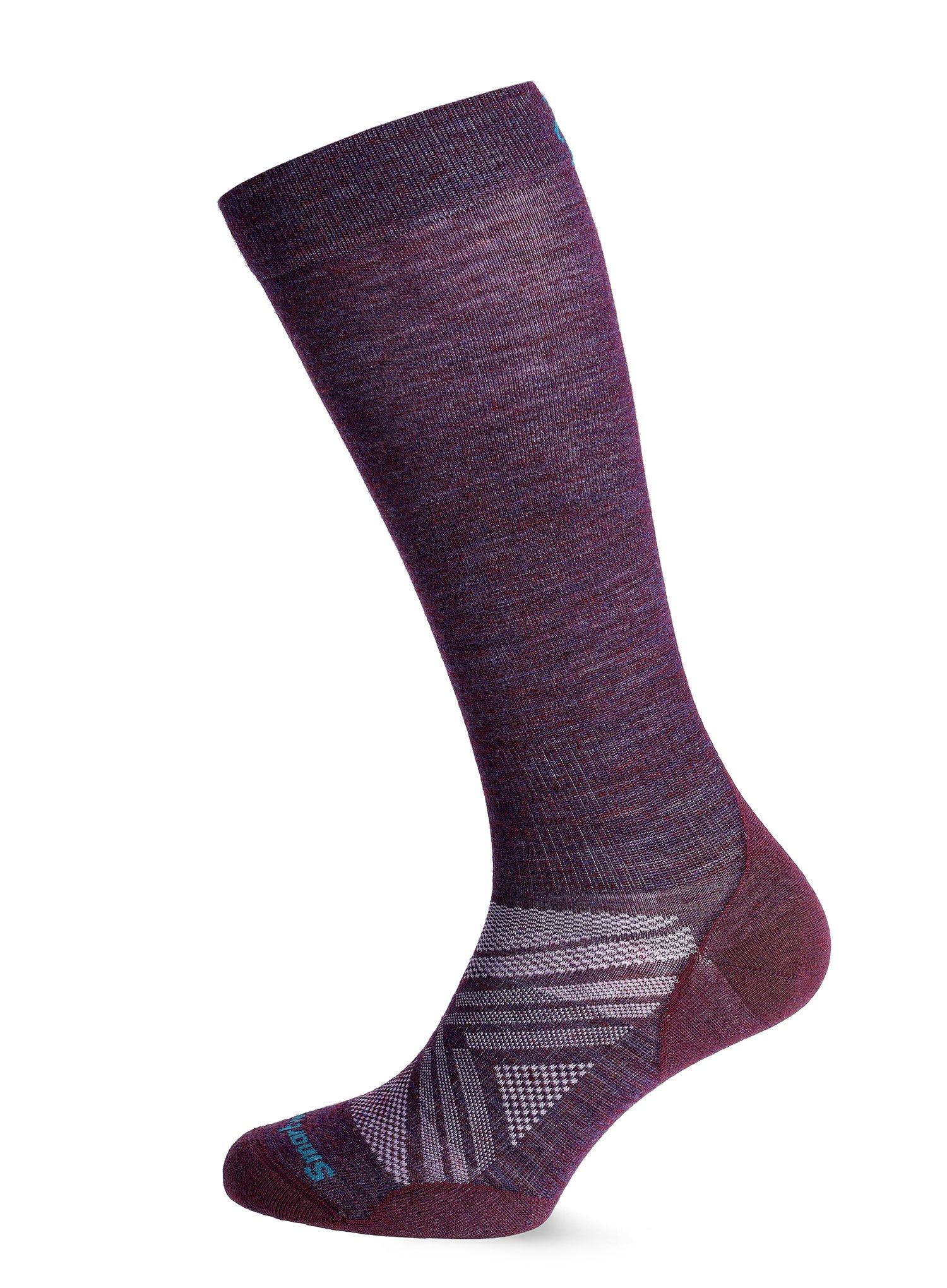 Ženske nogavice Smartwool Ski Zero Cushion Extra Stretch OTC - purple iris
