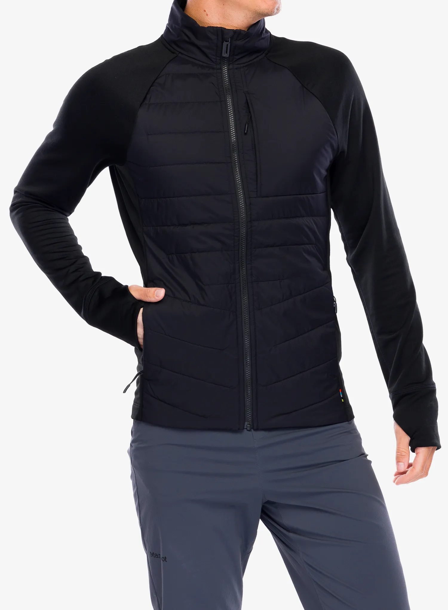 Hibridna jakna Smartwool Smartloft Jacket - black