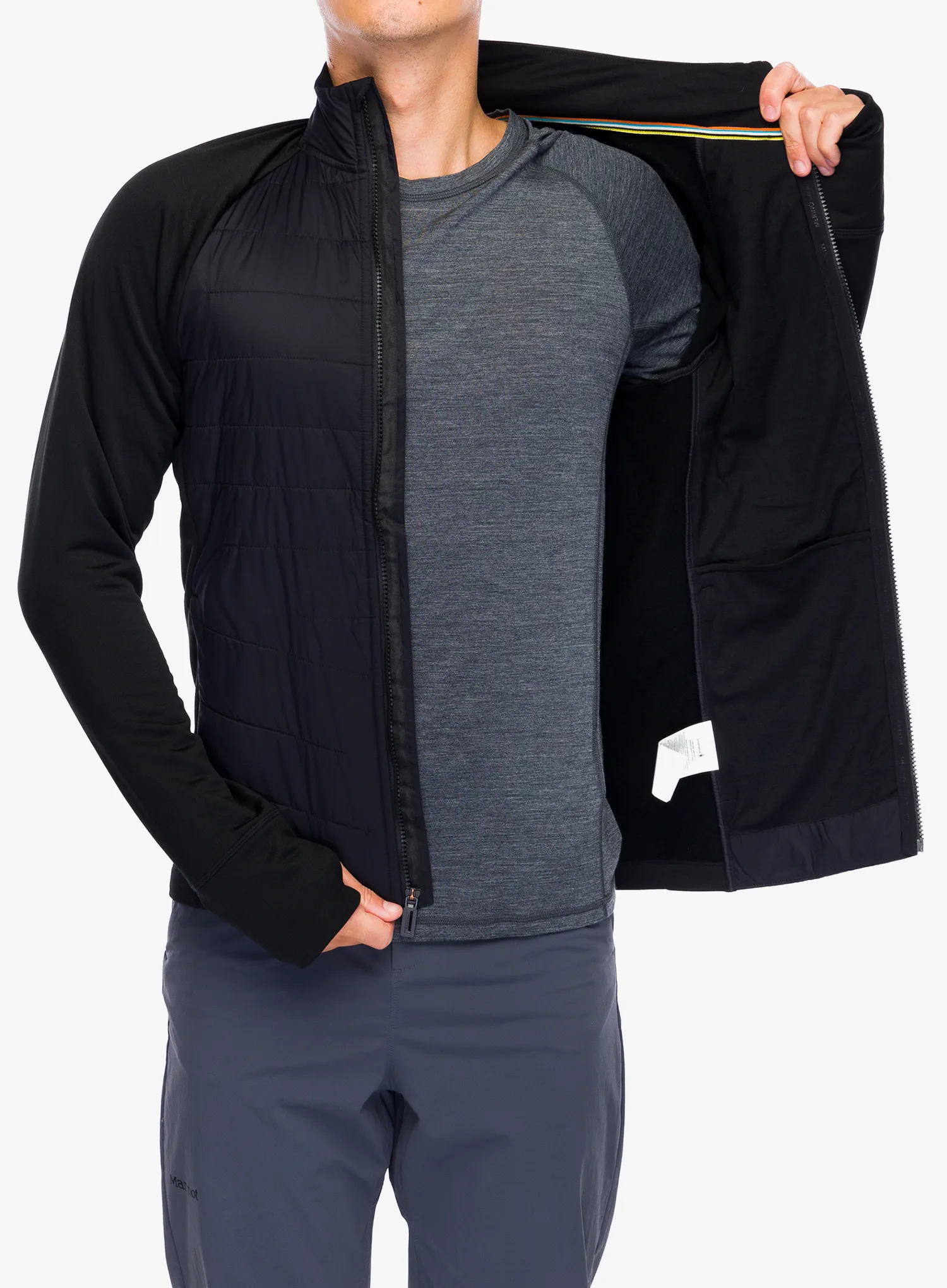 Hibridna jakna Smartwool Smartloft Jacket - black