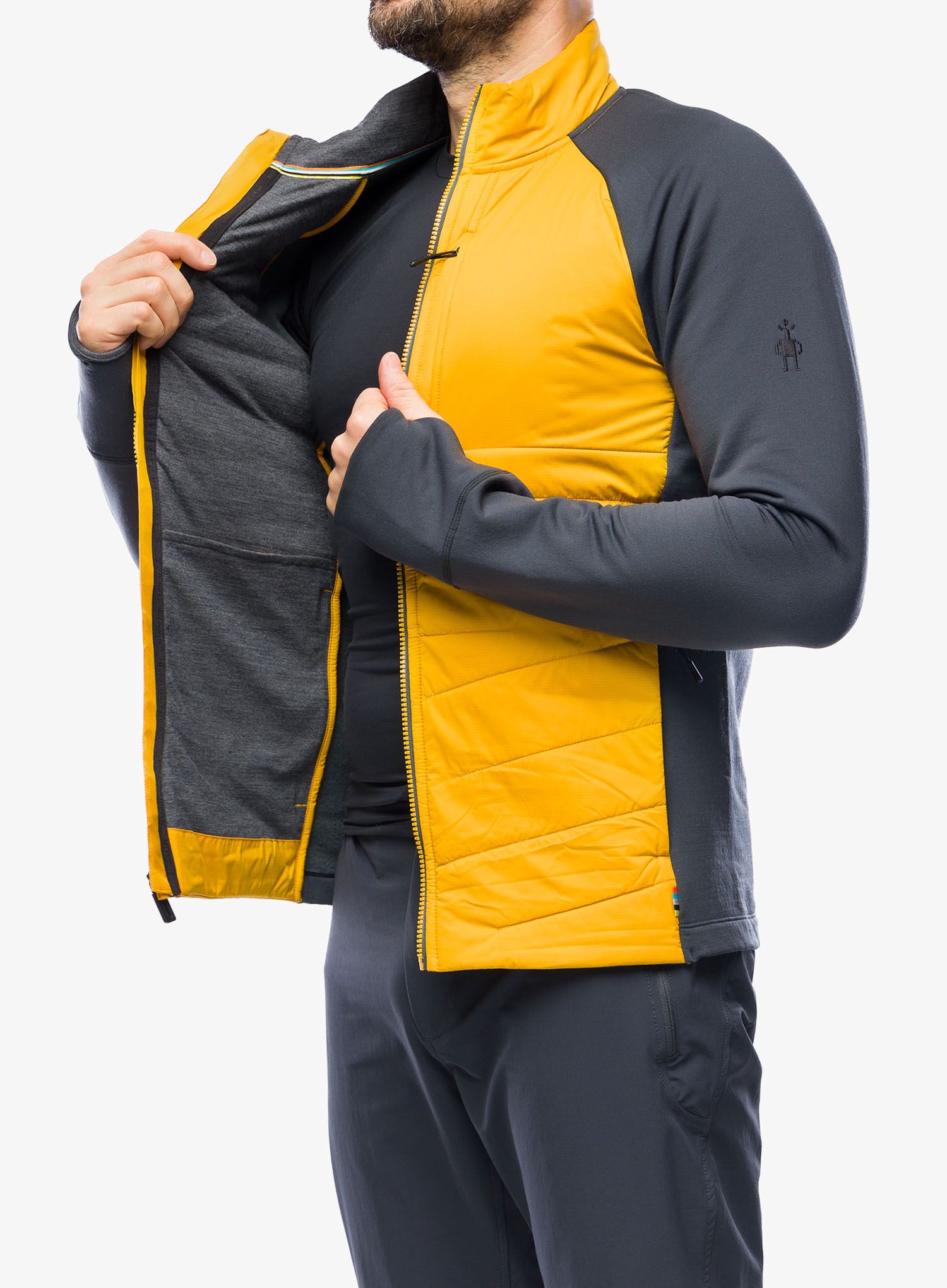 Hibridna jakna Smartwool Smartloft Jacket - honey gold