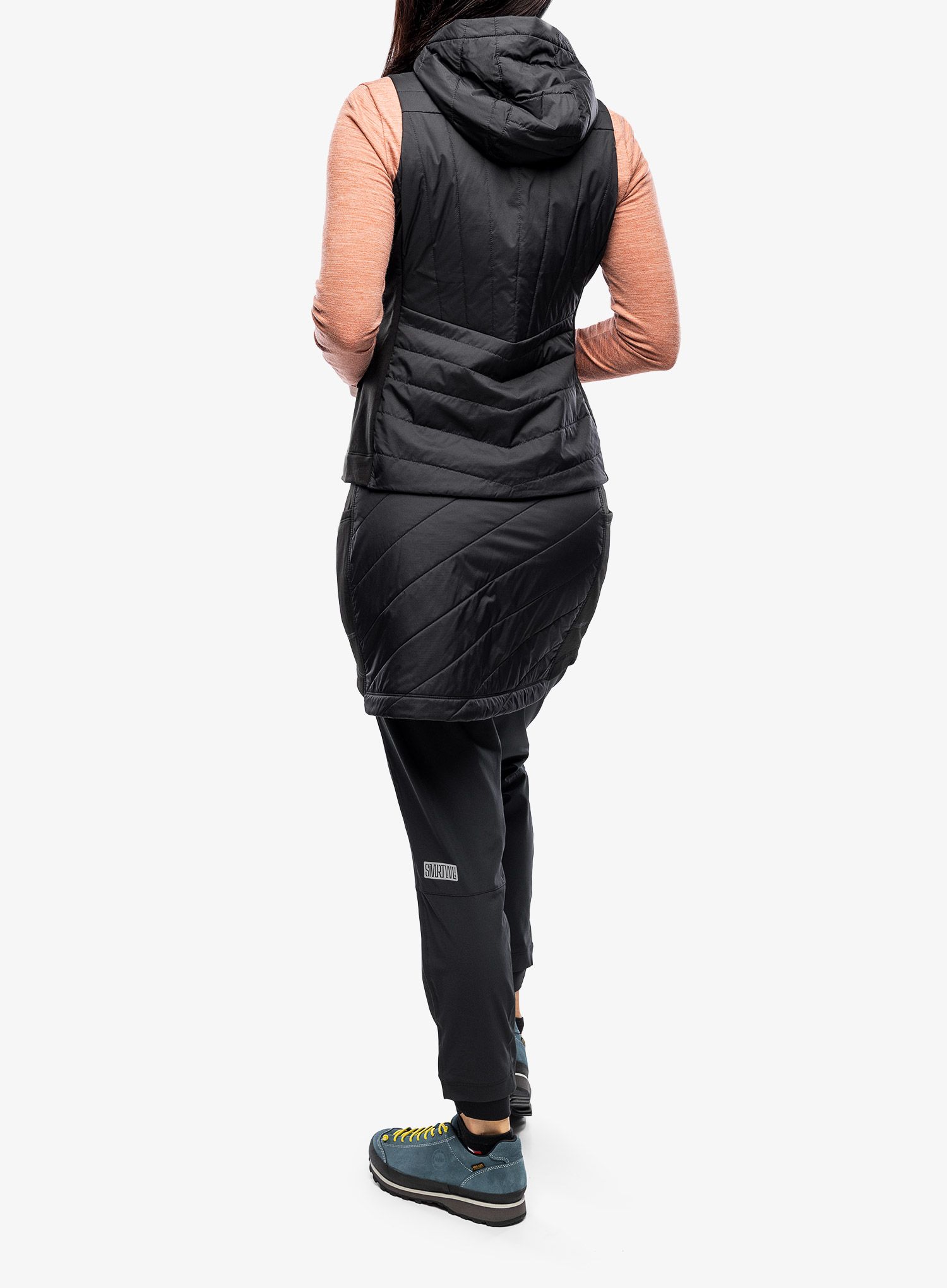 Pohodniško krilo Smartwool Smartloft Skirt - black