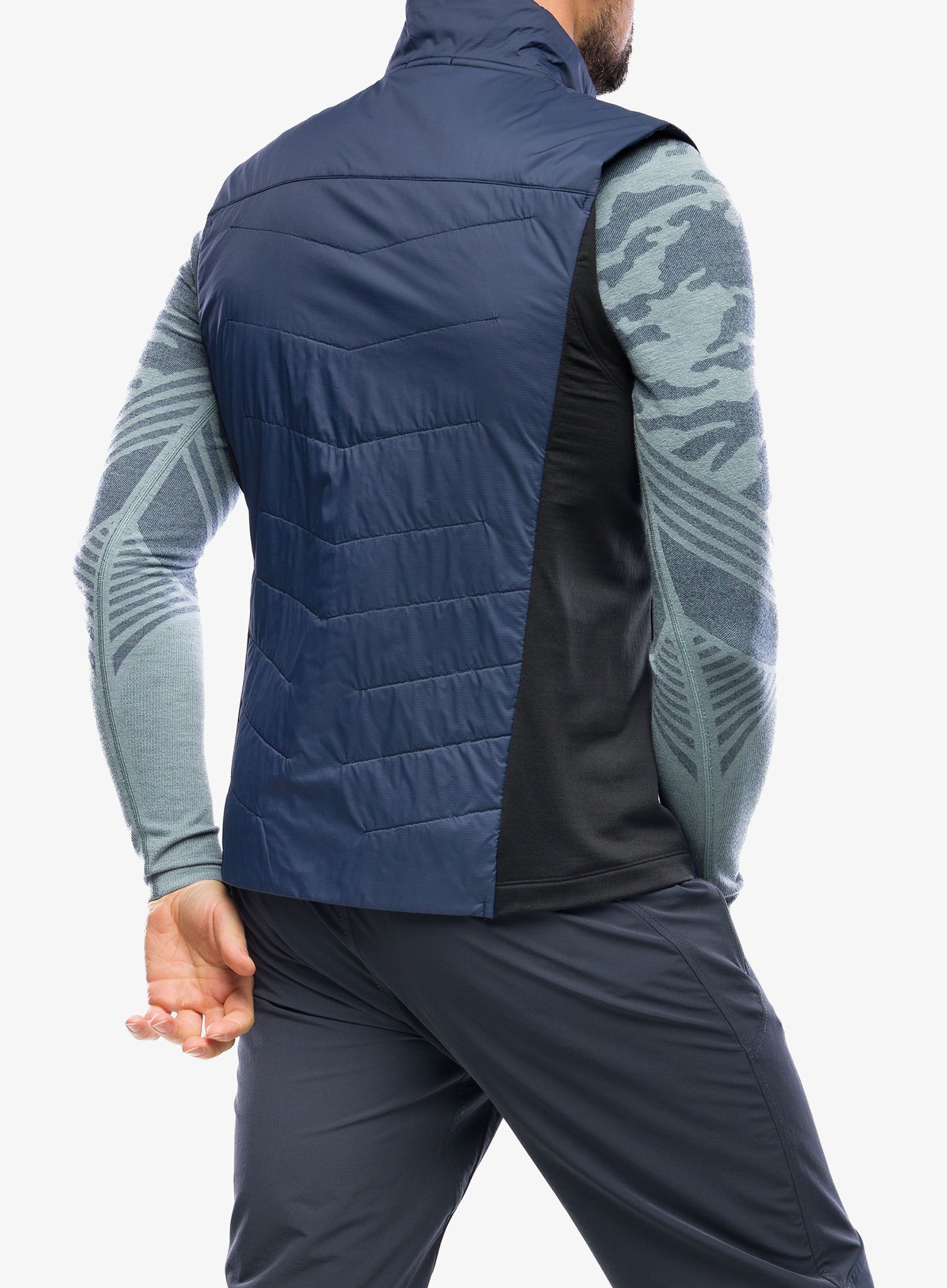 Podložen brezrokavnik Smartwool Smartloft Vest - deep navy