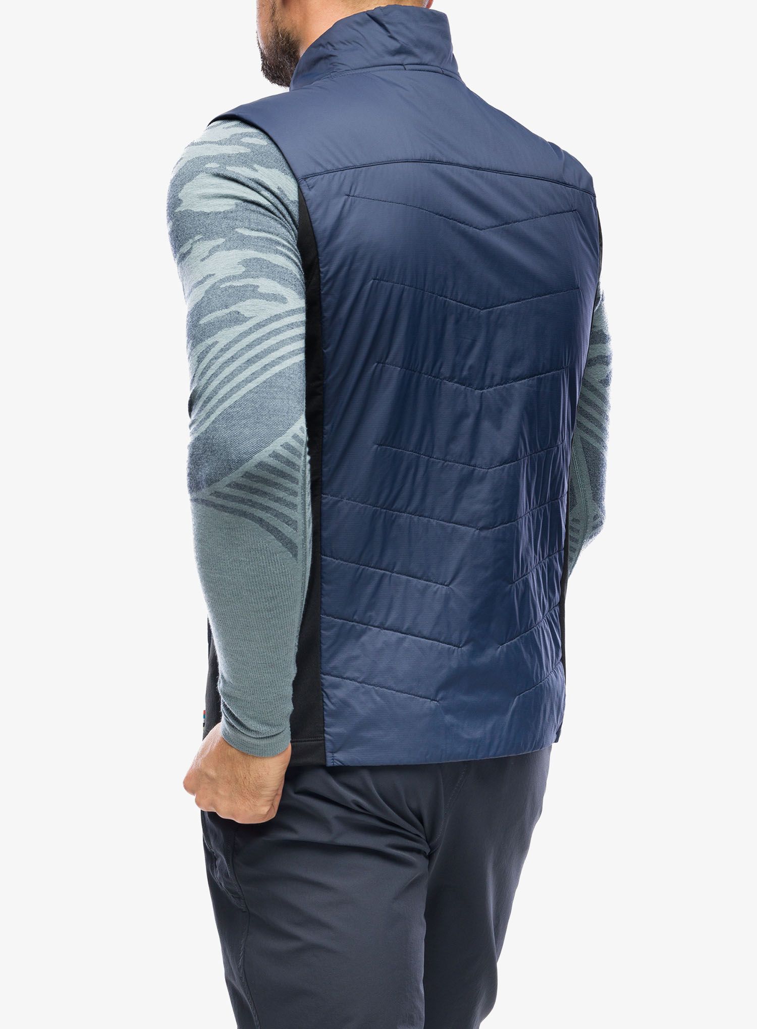 Podložen brezrokavnik Smartwool Smartloft Vest - deep navy