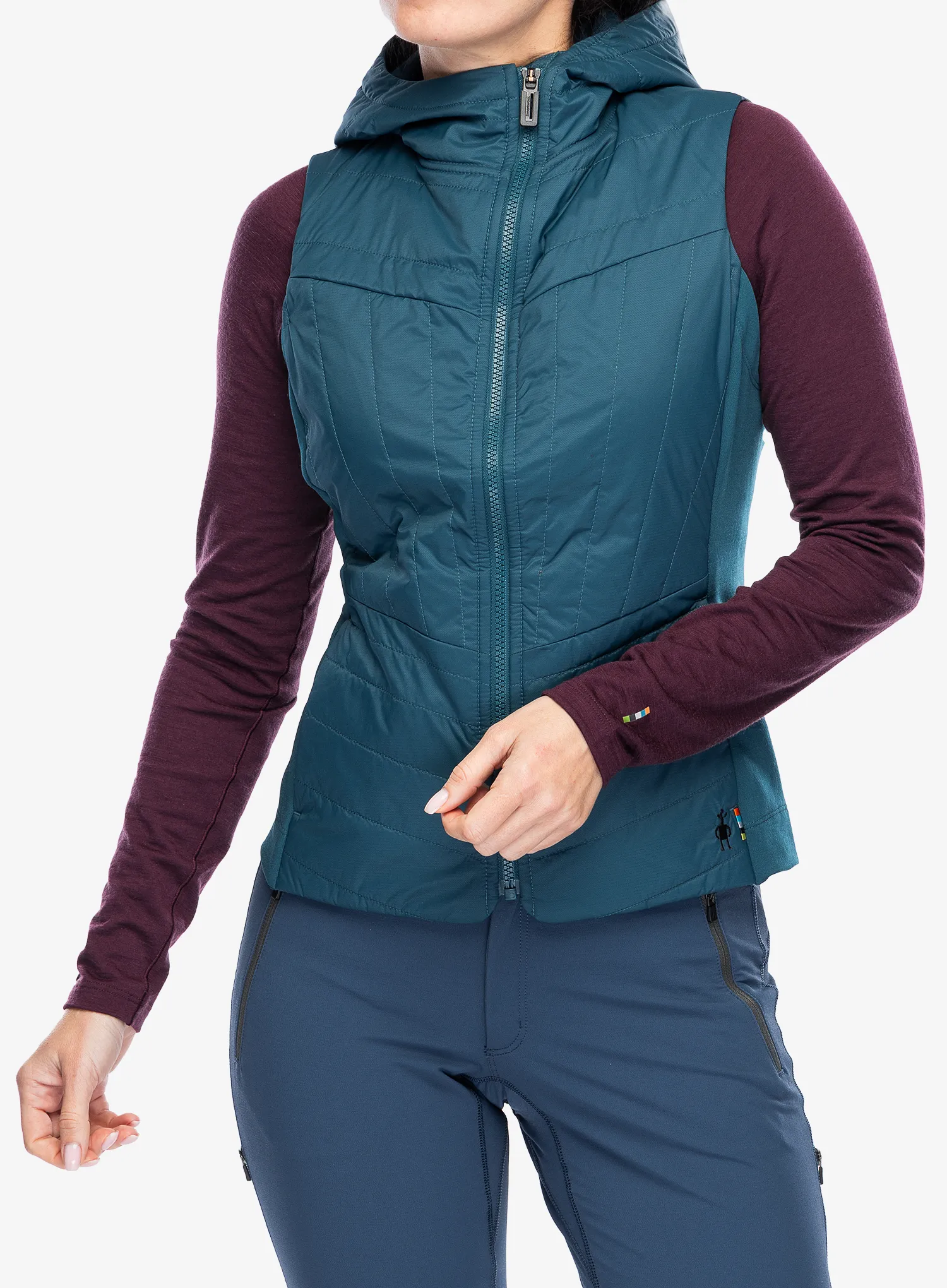 Ženski brezrokavnik Smartwool Smartloft Vest - twilight blue