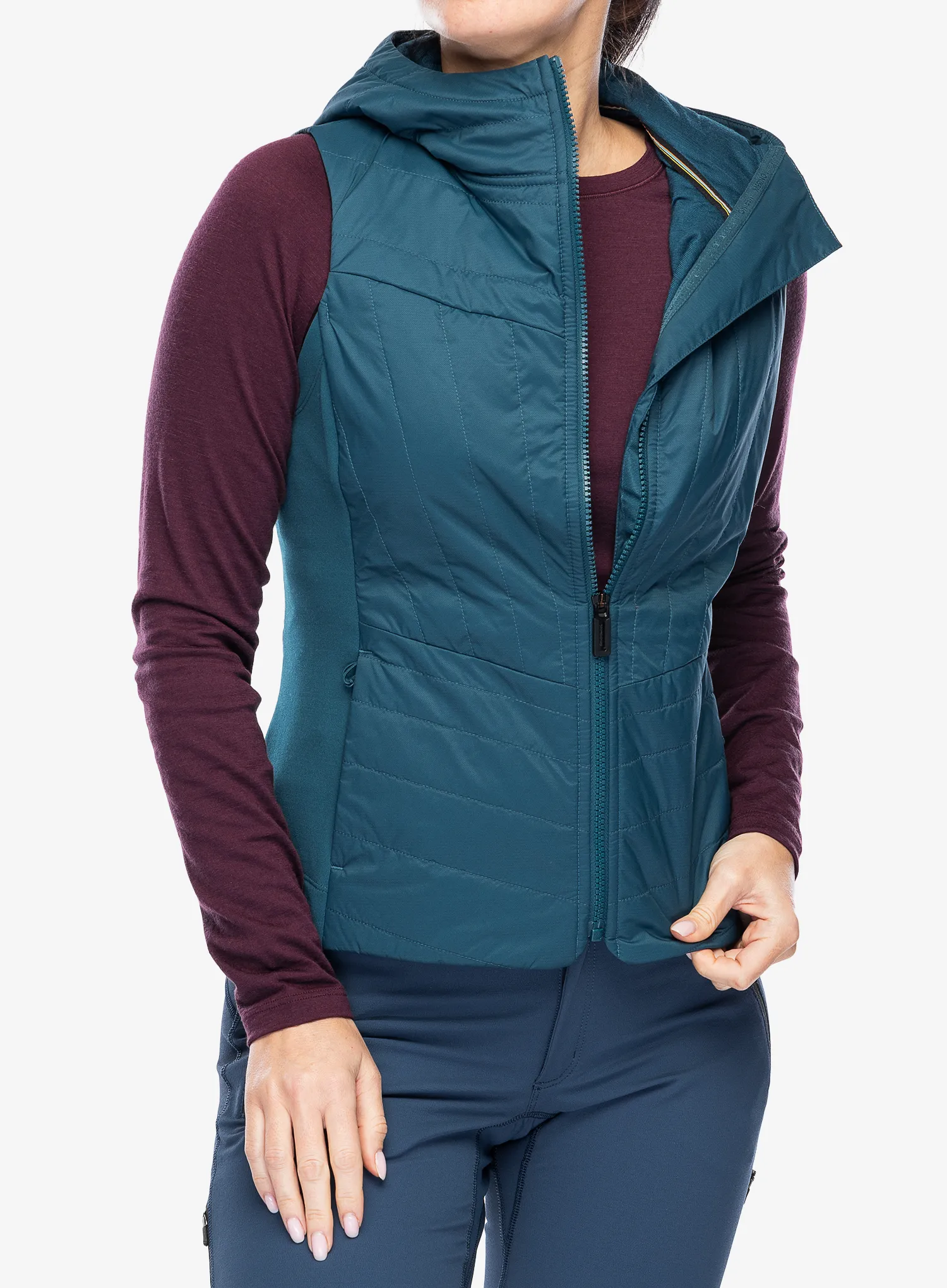 Ženski brezrokavnik Smartwool Smartloft Vest - twilight blue