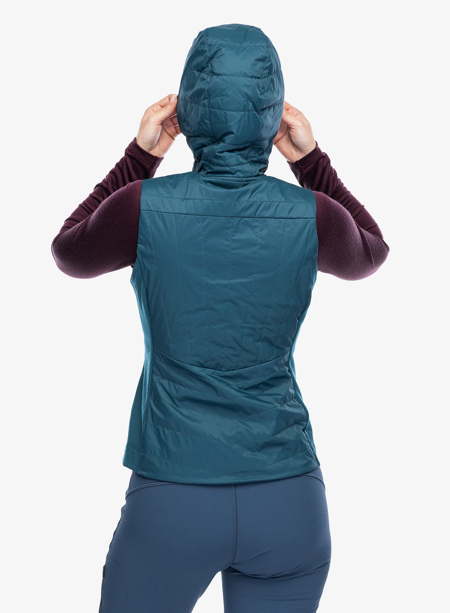 Ženski brezrokavnik Smartwool Smartloft Vest - twilight blue