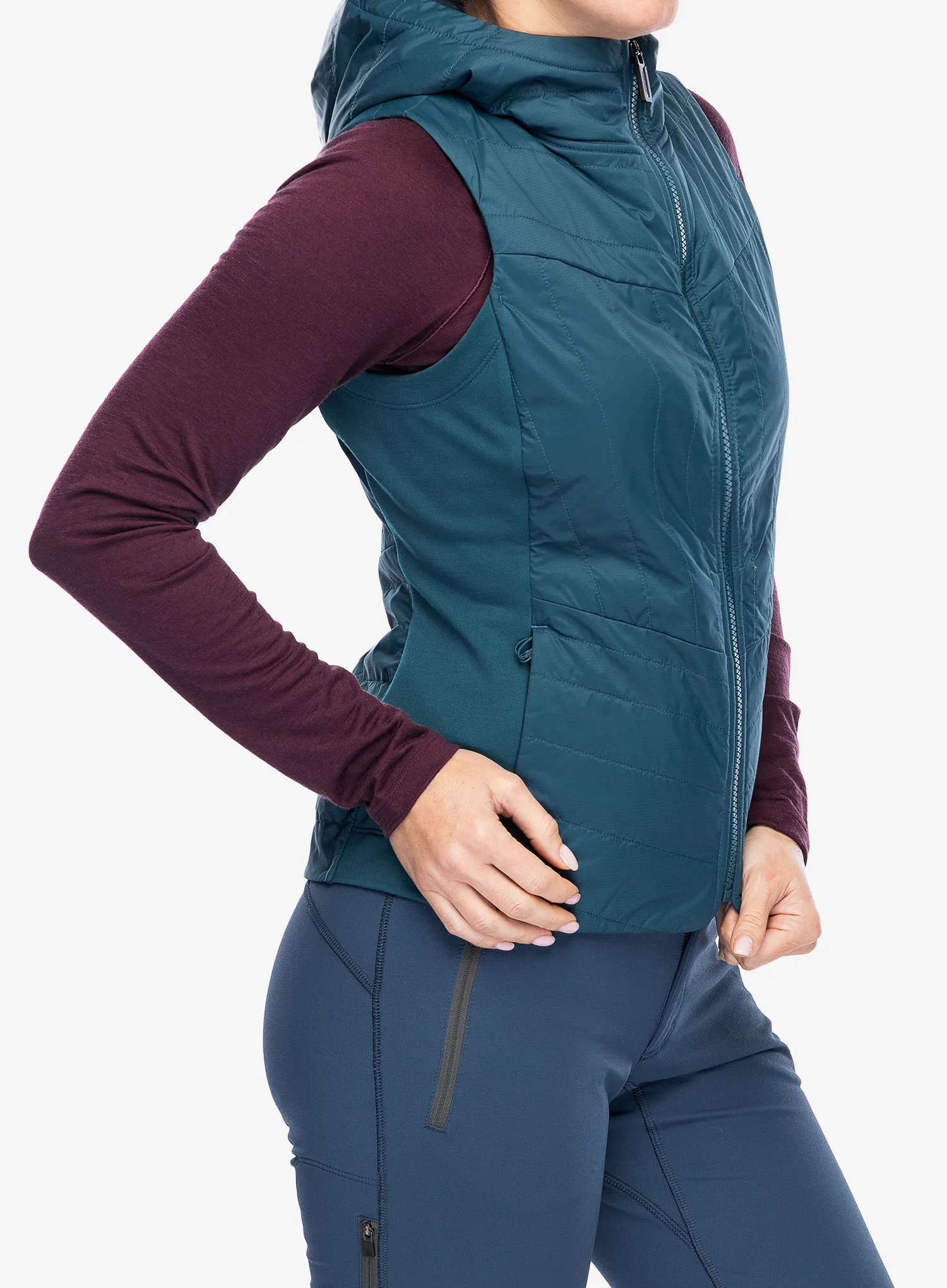Ženski brezrokavnik Smartwool Smartloft Vest - twilight blue