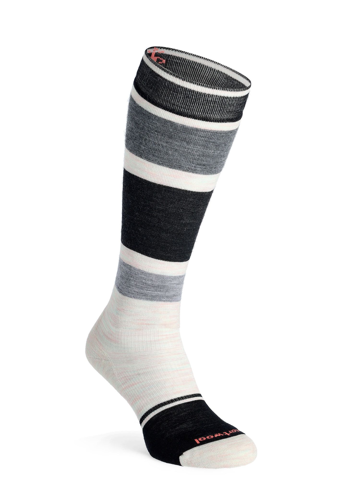 Ženske merino nogavice Smartwool Snowboard TC OTC Socks - moonbeam