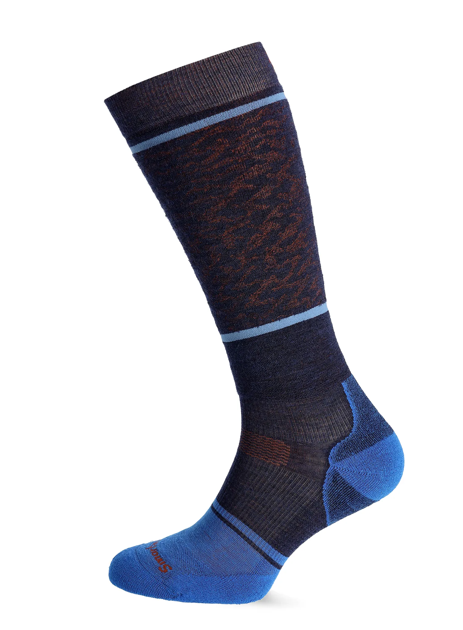 Nogavice Smartwool Snowboard Targeted Cushion Retro Line OTC Socks - deep navy