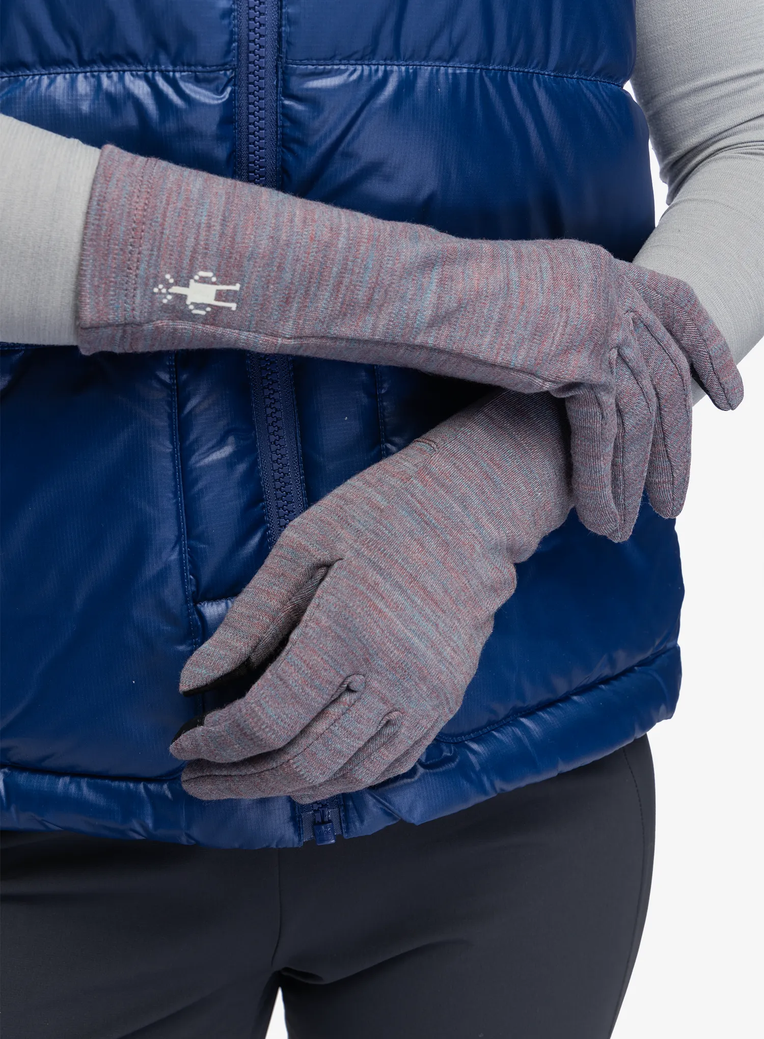 Volnene rokavice Smartwool Thermal Merino Glove - chalk violet heather