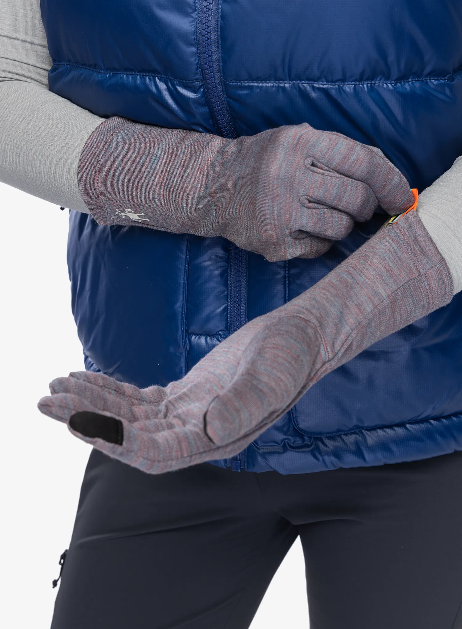 Volnene rokavice Smartwool Thermal Merino Glove - chalk violet heather