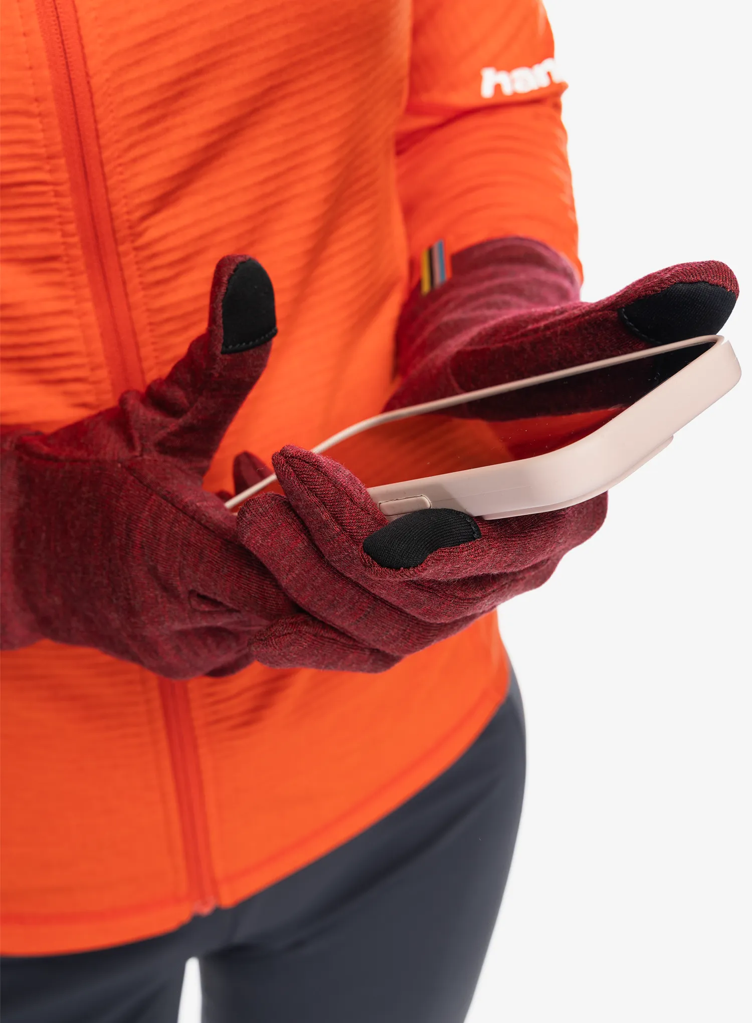 Volnene rokavice Smartwool Thermal Merino Glove - currant heather