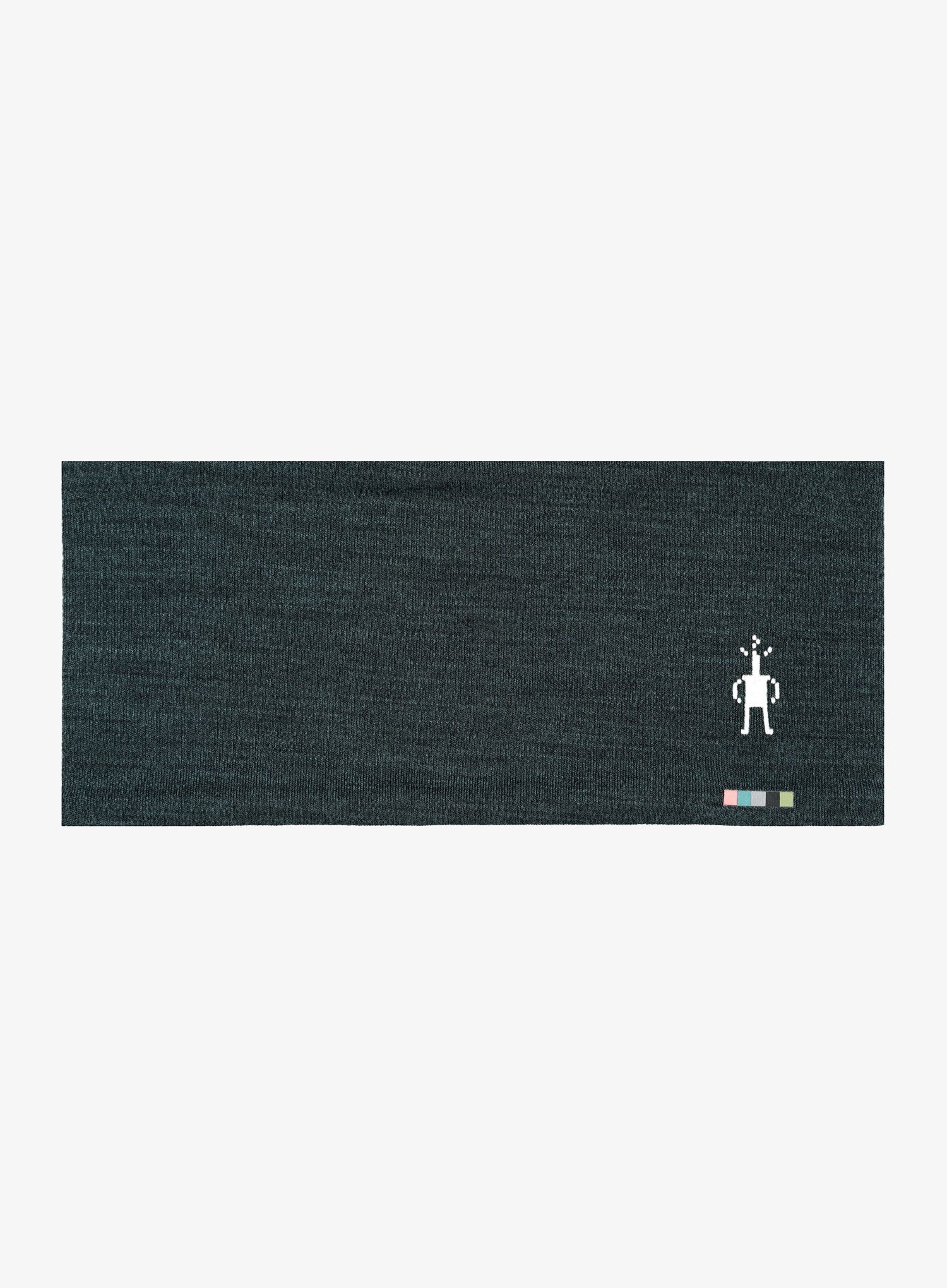 Športni naglavni trak Smartwool Thermal Merino Reversible Headband - twilight blue heather
