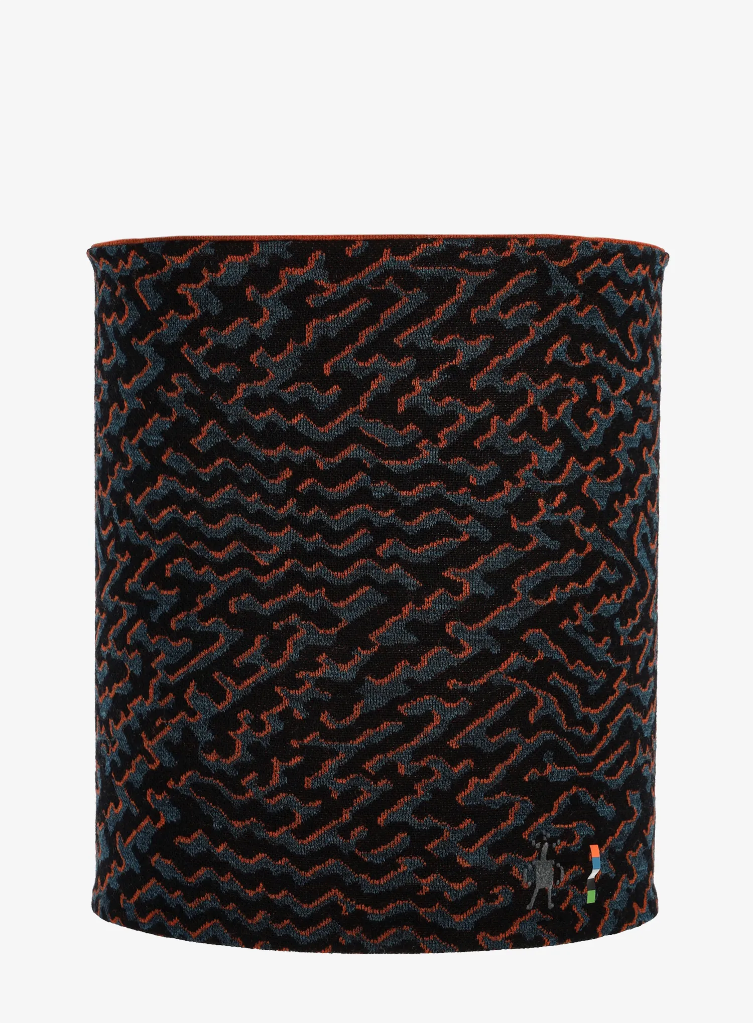 Šal za vrat Smartwool Thermal Merino Reversible Neck Gaiter - black retro line
