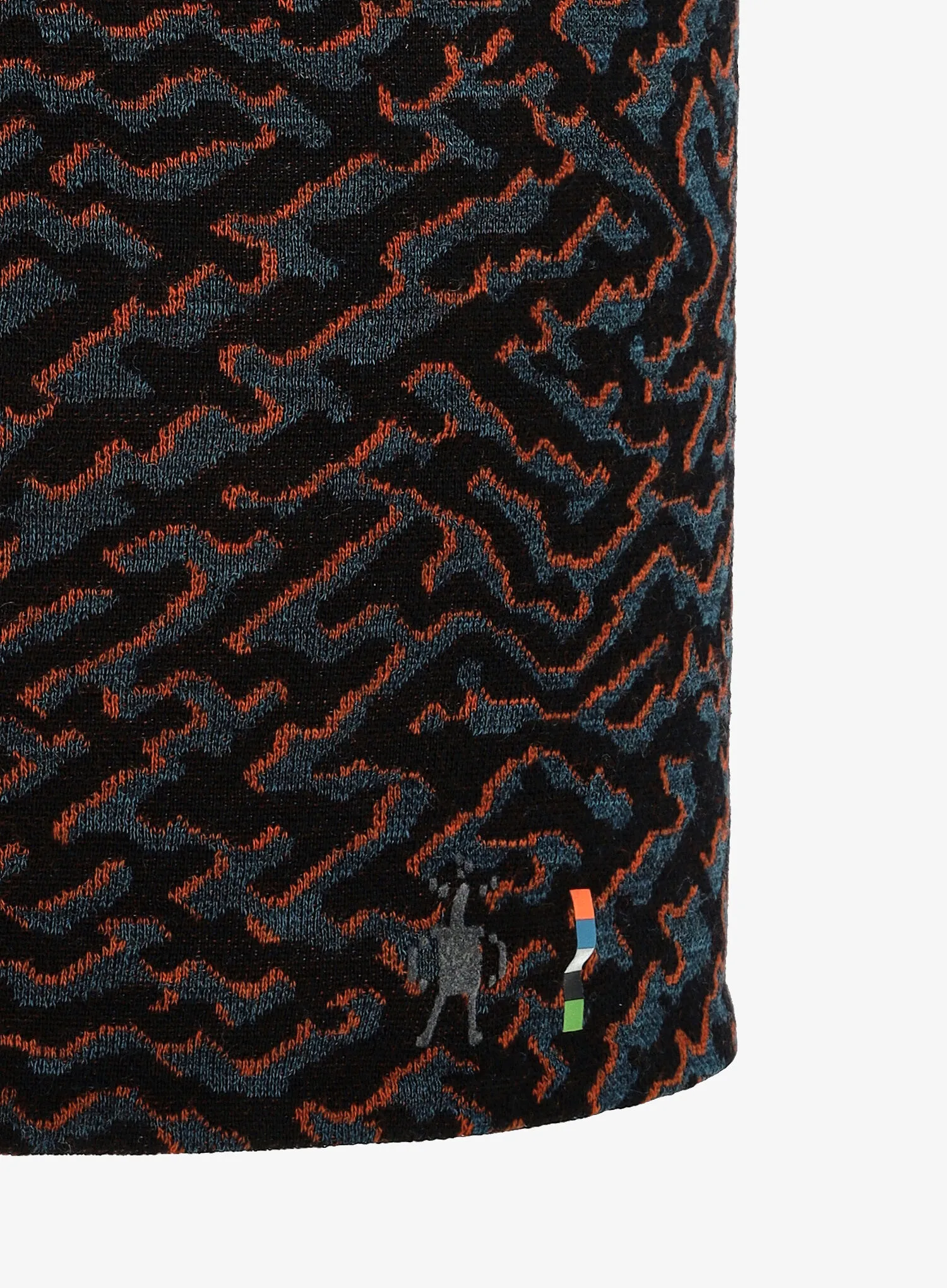 Šal za vrat Smartwool Thermal Merino Reversible Neck Gaiter - black retro line