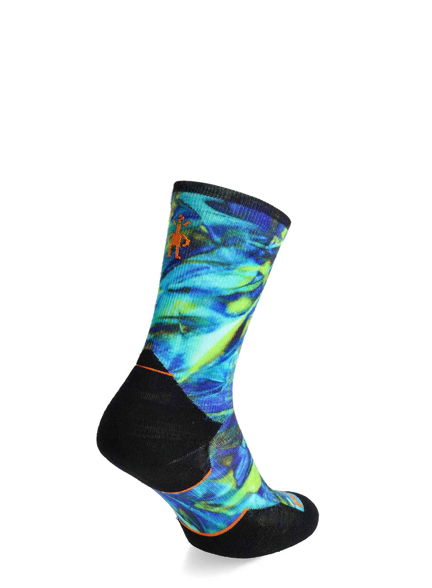Tekaške nogavice Smartwool Trail Run Targeted Cushion Reflections Print Crew Socks - capri