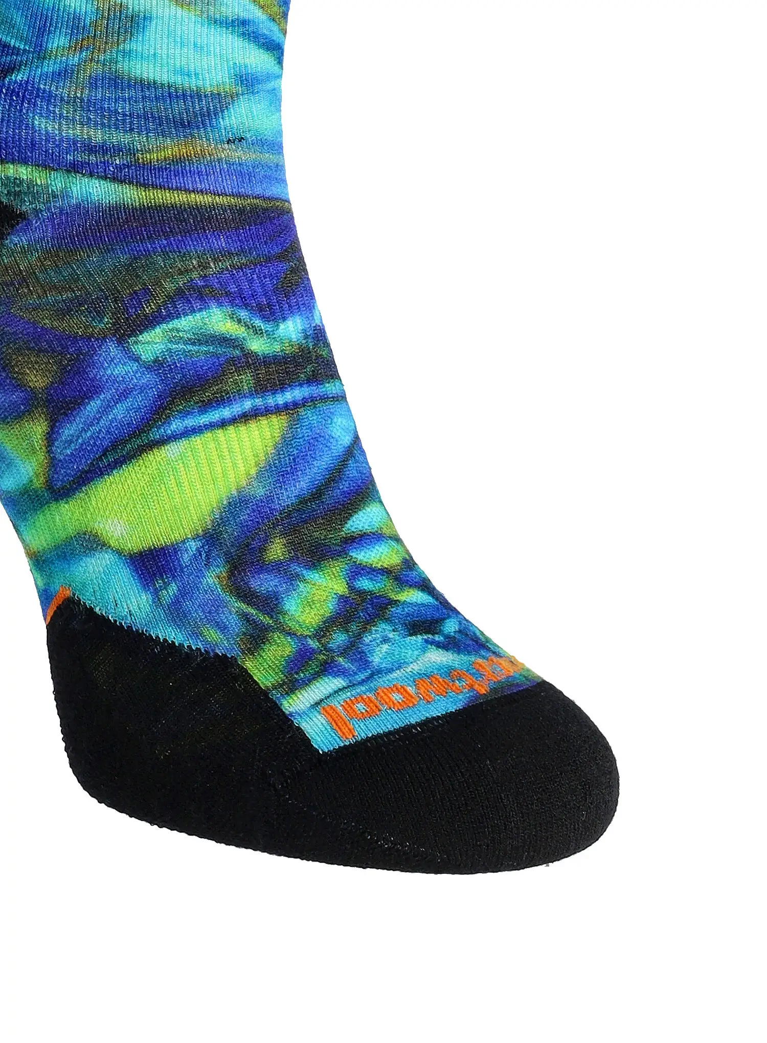 Tekaške nogavice Smartwool Trail Run Targeted Cushion Reflections Print Crew Socks - capri
