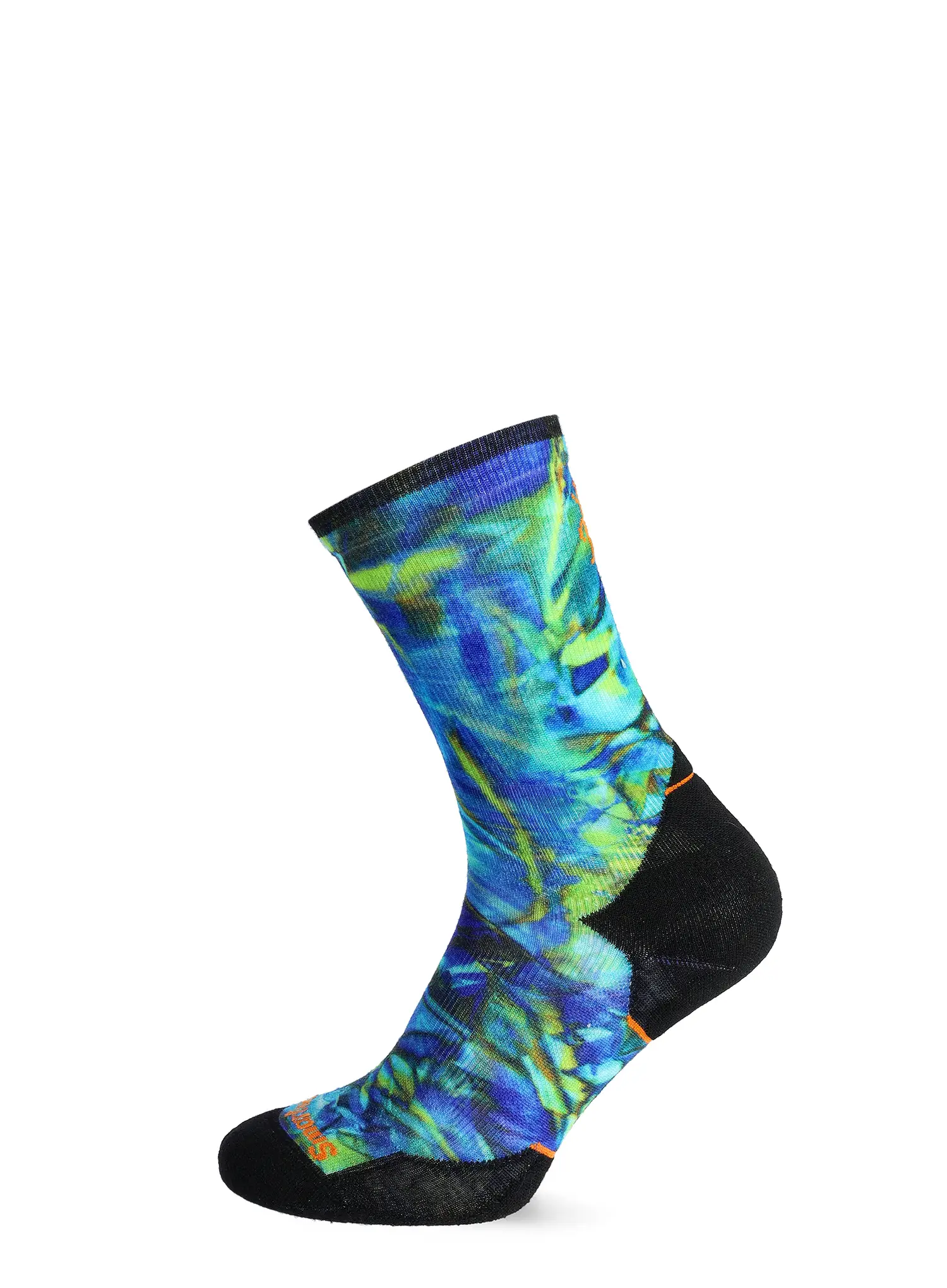 Tekaške nogavice Smartwool Trail Run Targeted Cushion Reflections Print Crew Socks - capri